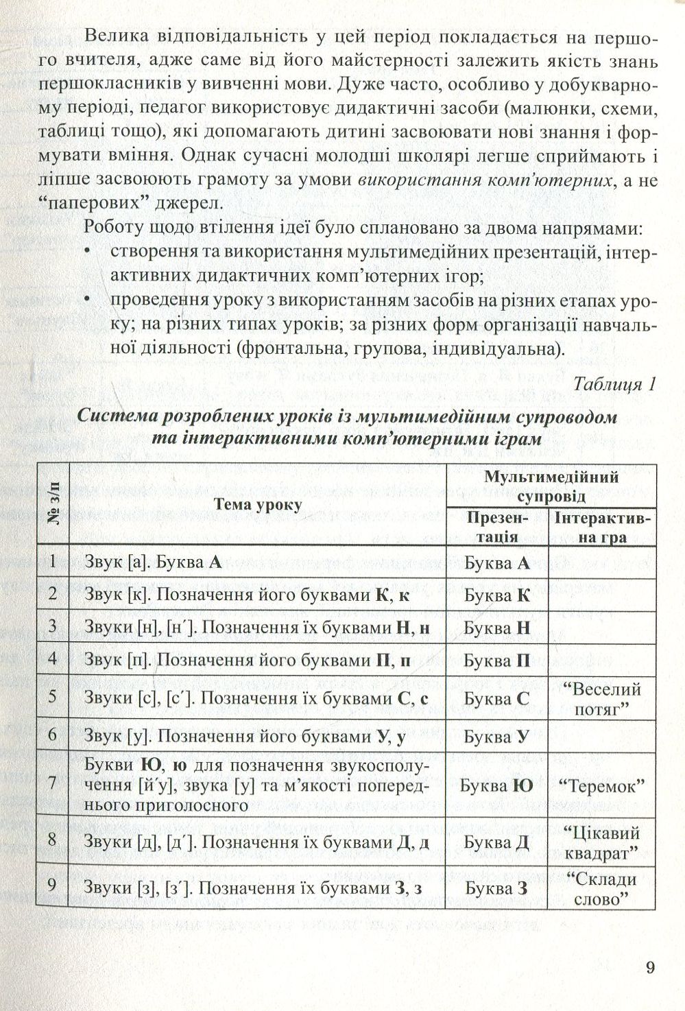Електронні дидактичні засоби на уроках навчання грамоти. 1 клас (+ СD ROM) — фото 9