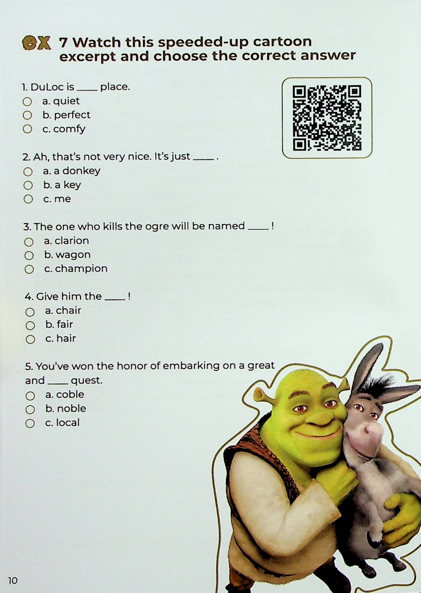 SHREK. Воркбук для вивчення англійської мови по мультфільмах. Рівень B2 — фото 8