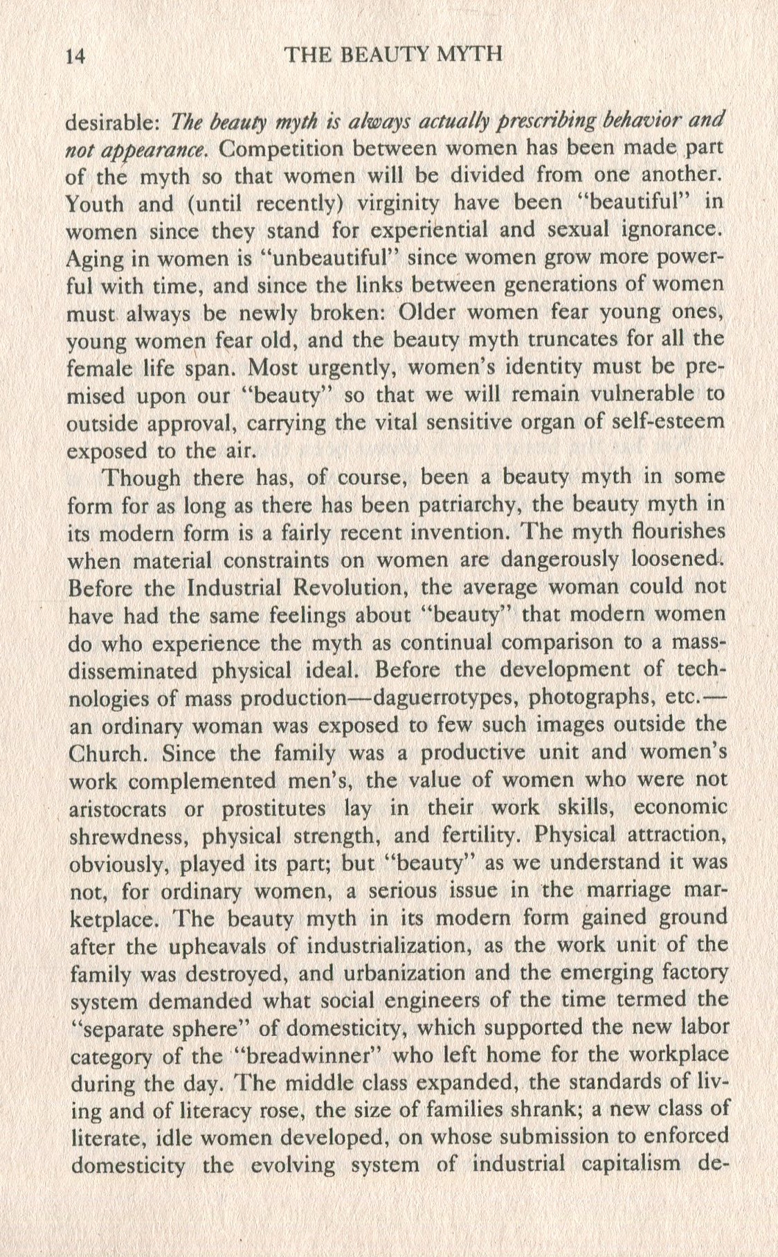 Книга «The Beauty Myth. How Images of Beauty are Used Against Women», автора Наомі Вульф - фото №1
