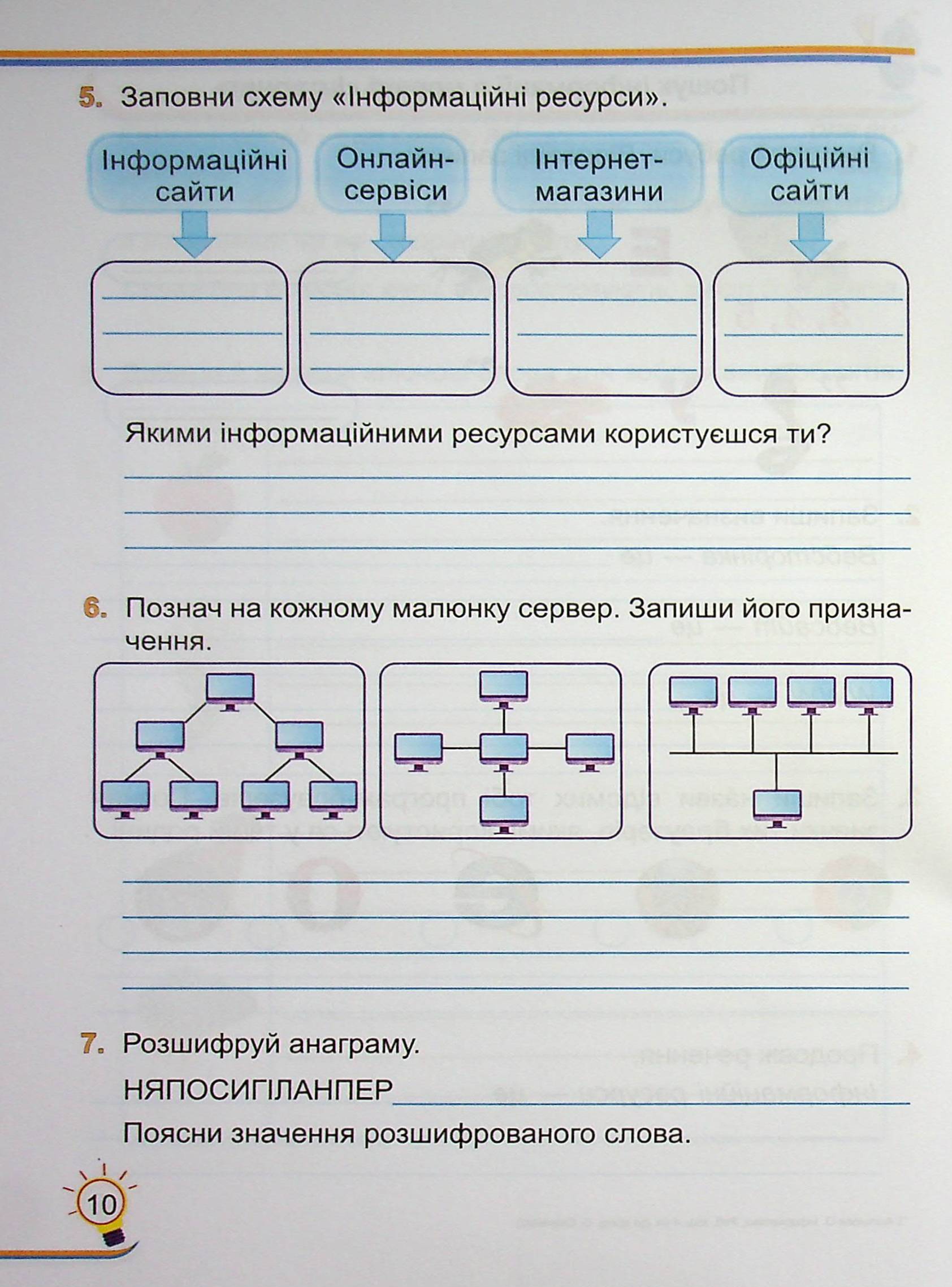 Інформатика. Робочий зошит. 4 клас (за програмою О. Савченко) + Наліпки — фото 9