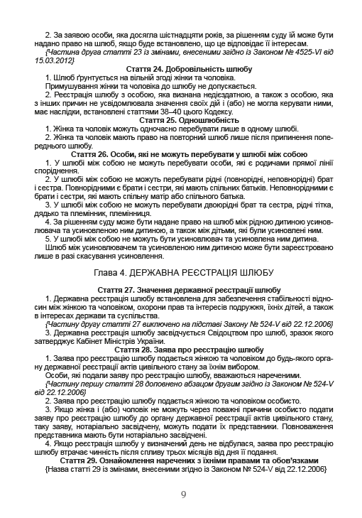 Сімейний кодекс України станом на 01.01.2021 р. — фото 8