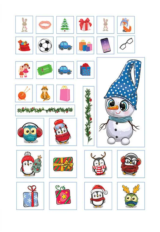 Christmas sticker book. Лист до святого Миколая — фото 9