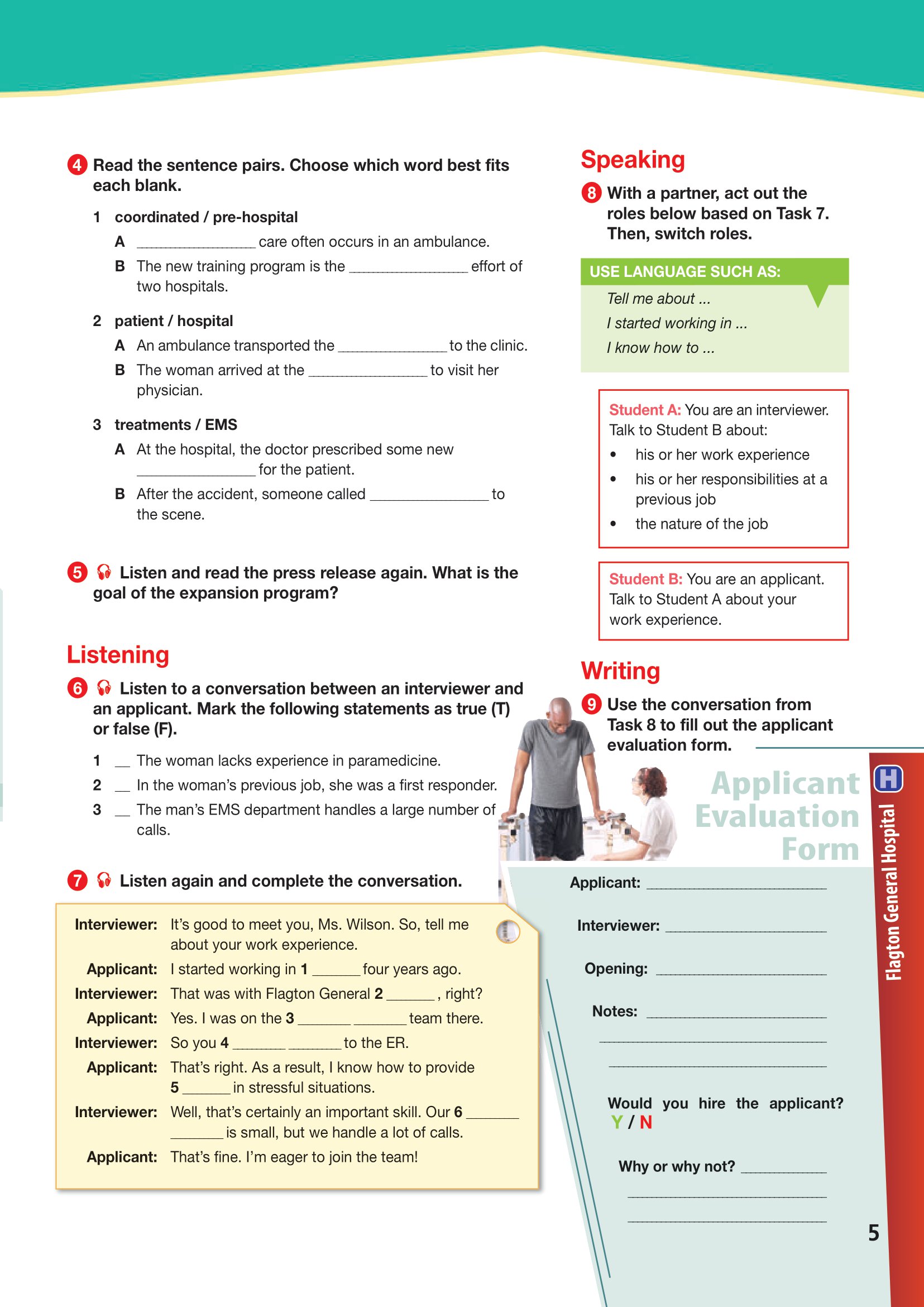 [object Object] «Career Paths. Paramedics. Student's Book (with Digibooks App)», авторів Дженні Дулі, Аліша Кларк - фото №5 - мініатюра