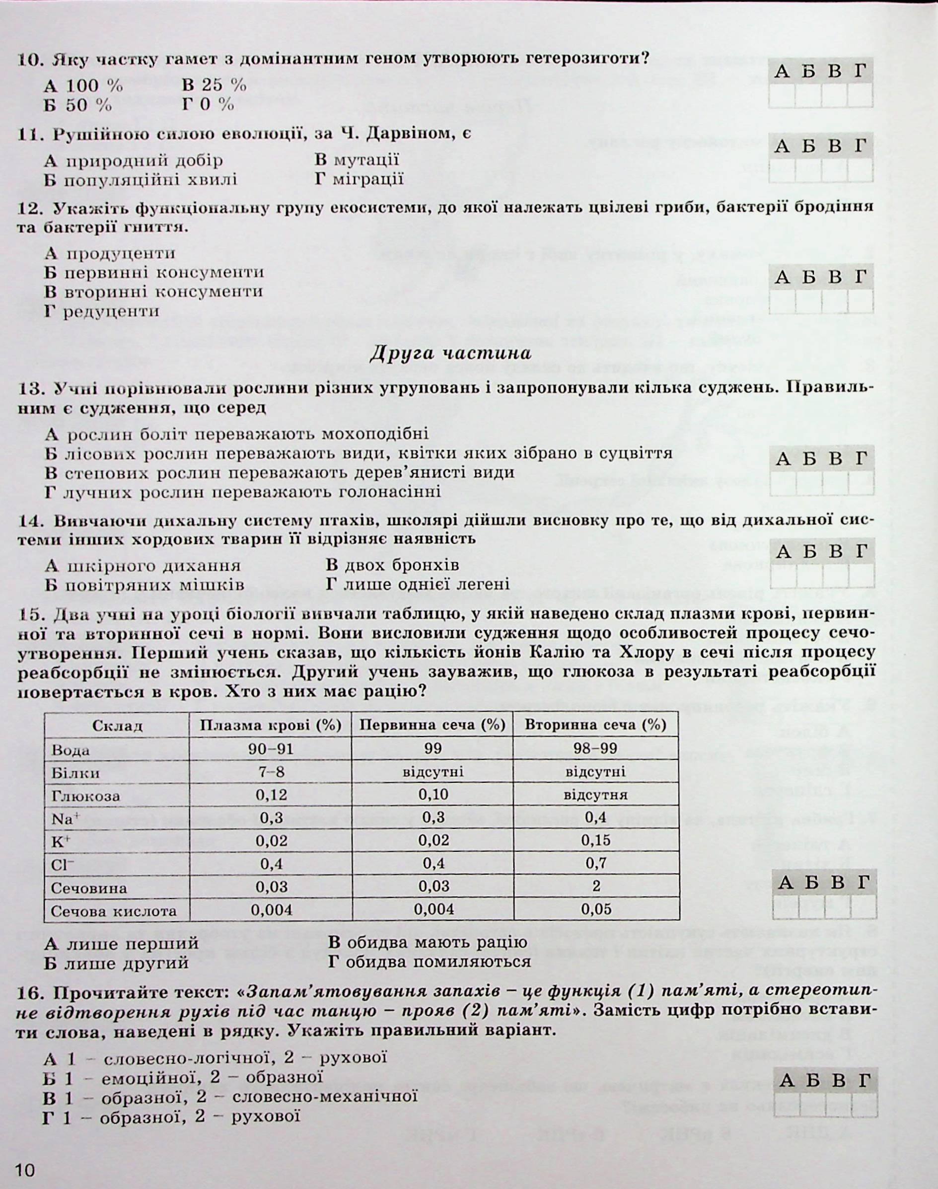 ДПА 2023. Біологія. Збірник завдань. 9 клас — фото 10