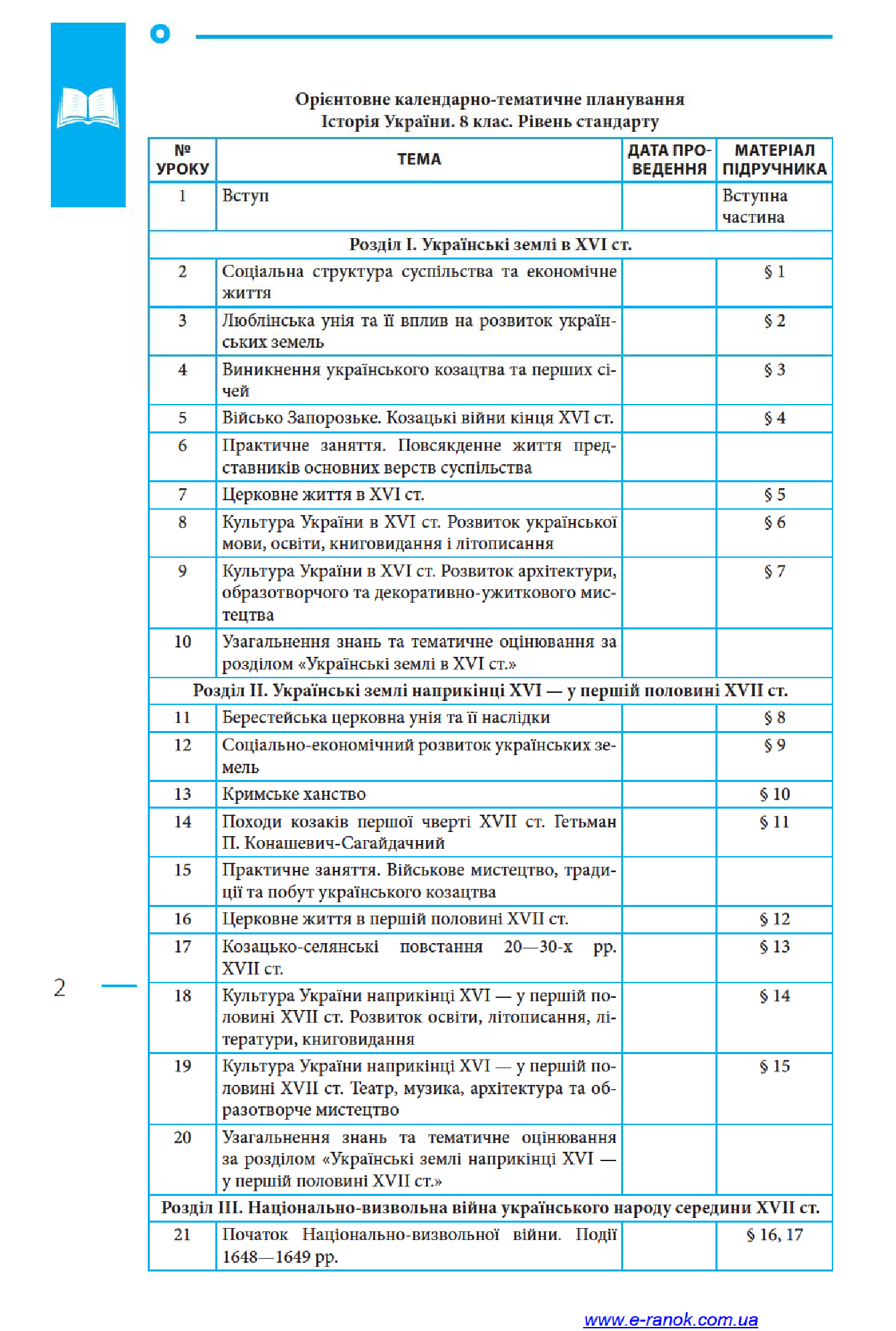 [object Object] «Історія України. 8 клас. Розробки уроків до підручника О. В. Гісема та О. О. Мартинюка», авторів Олександр Гісем, Олександр Мартинюк - фото №5 - мініатюра