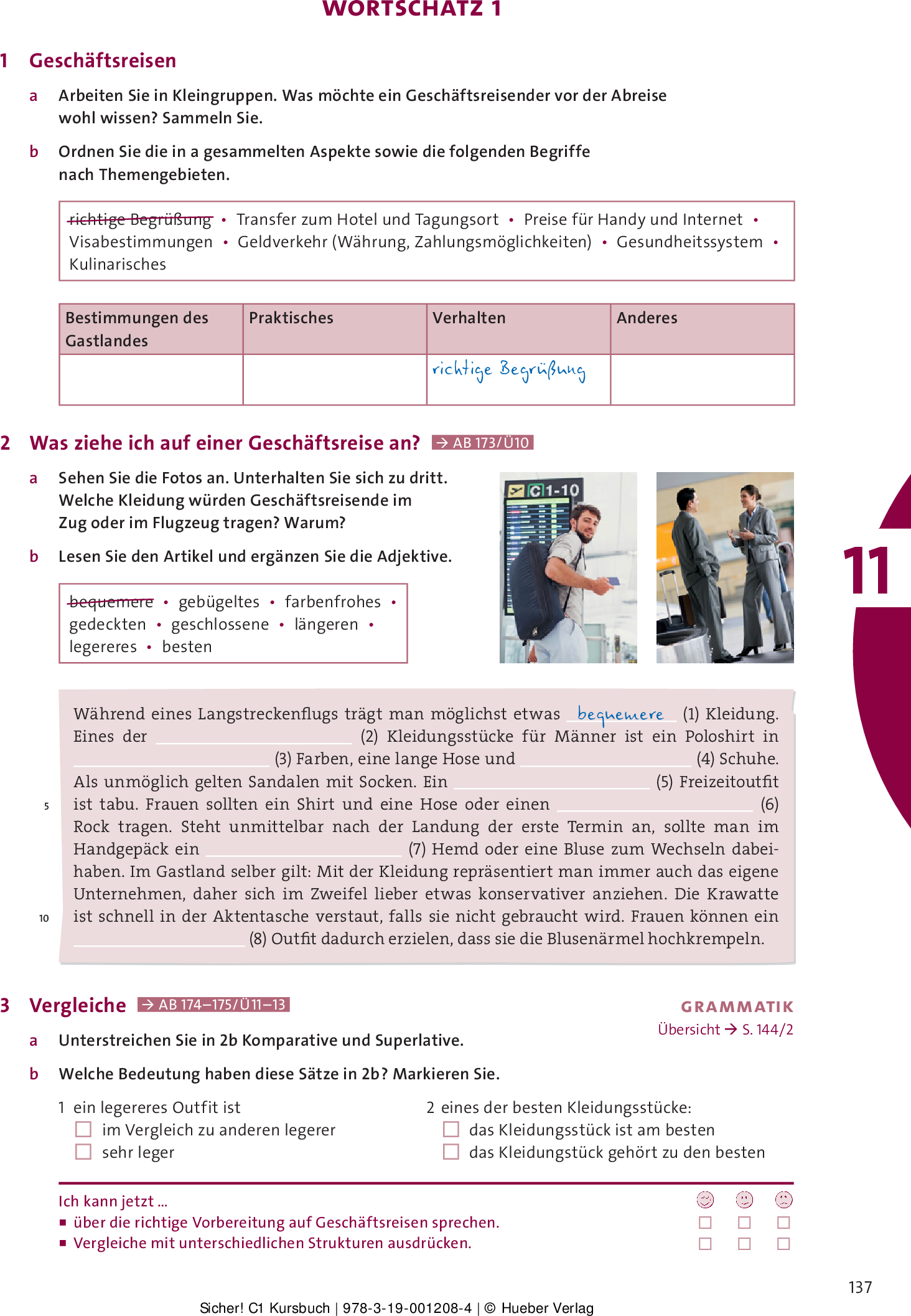 [object Object] «Sicher! C1 Kursbuch Lektion 1-12», авторів Магдалена Матуссек, Міхаела Перлманн-Бальме, Сюзанна Швальб - фото №6 - мініатюра