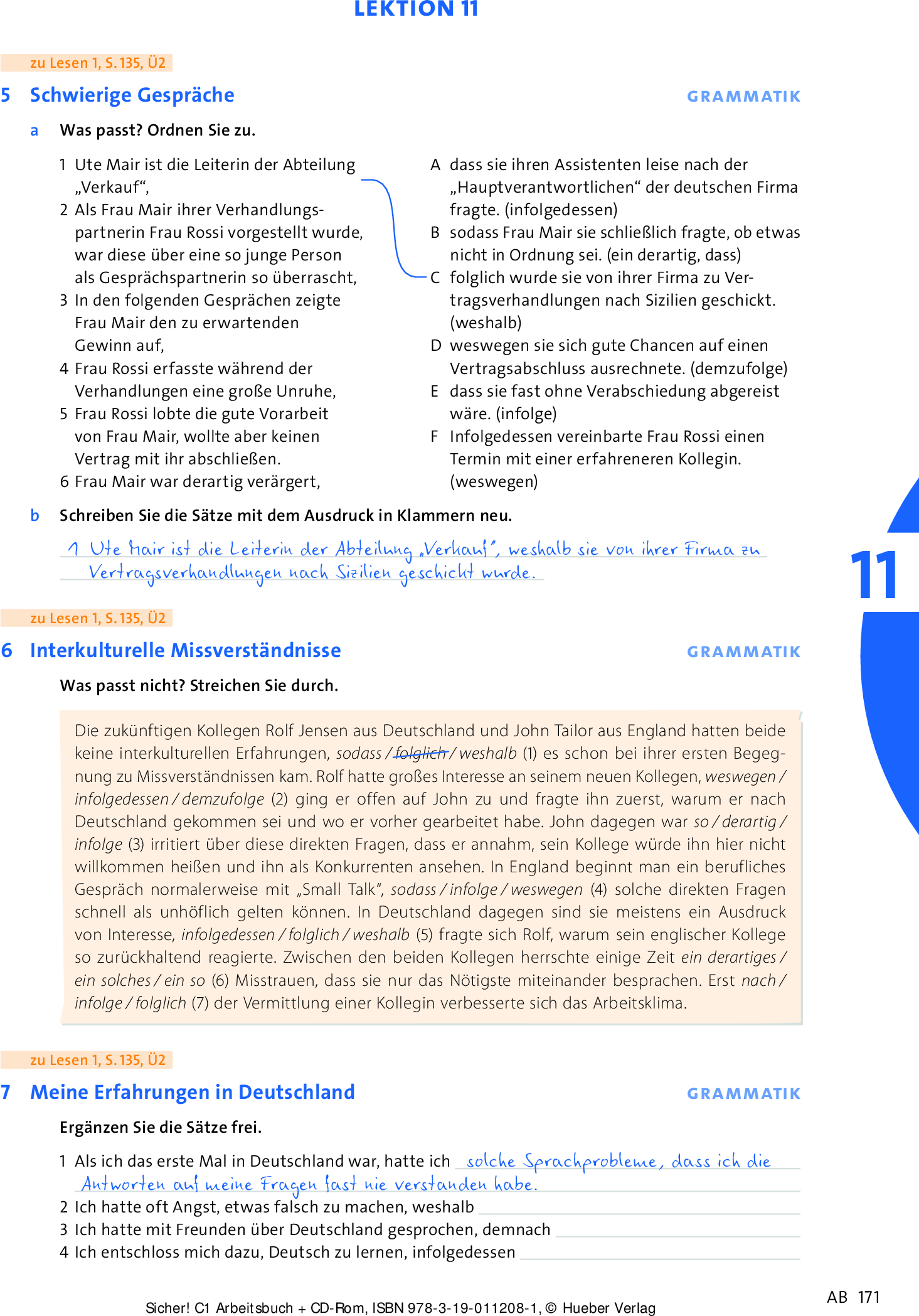 [object Object] «Sicher! C1 - Arbeitsbuch mit CD-ROM», авторів Міхаела Перлманн-Бальме, Магдалена Матуссек - фото №4 - мініатюра