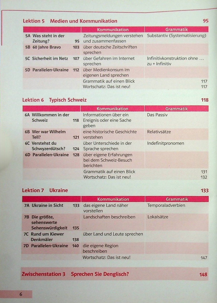 Parallelen 11. Підручник для 11-го класу ЗНЗ (7-й рік навчання, 2-га іноземна мова) — фото 6