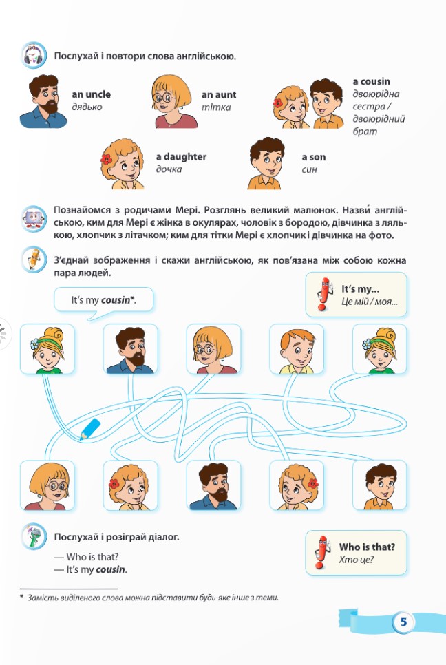 My first English words. Мої перші англійські слова. Ілюстрований тематичний словник для дітей 4–7 років. частина 2 — фото 6