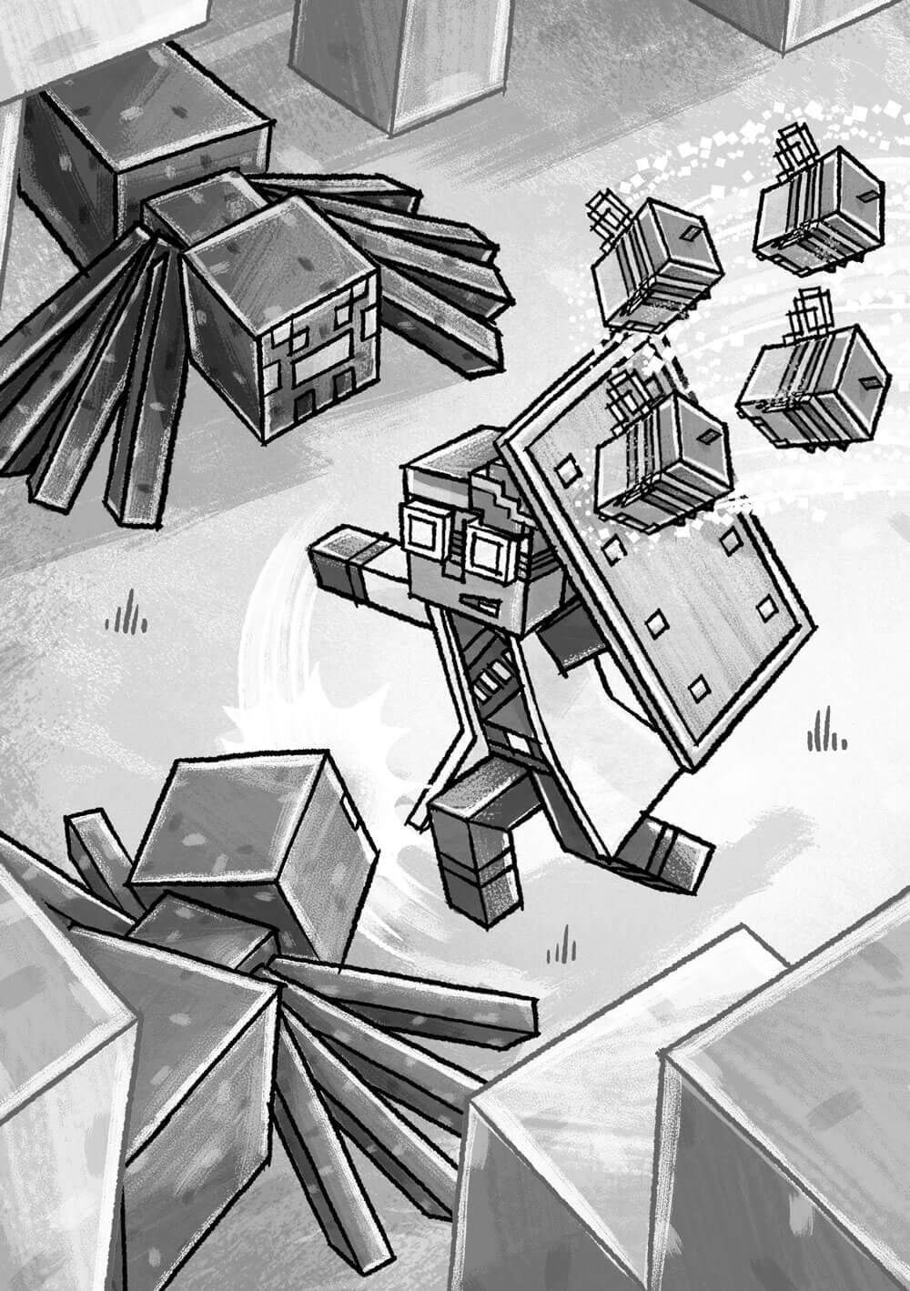 [object Object] «MINECRAFT. Мед їсти — у вулик лізти», автор Ник Элиопулос - фото №2 - миниатюра