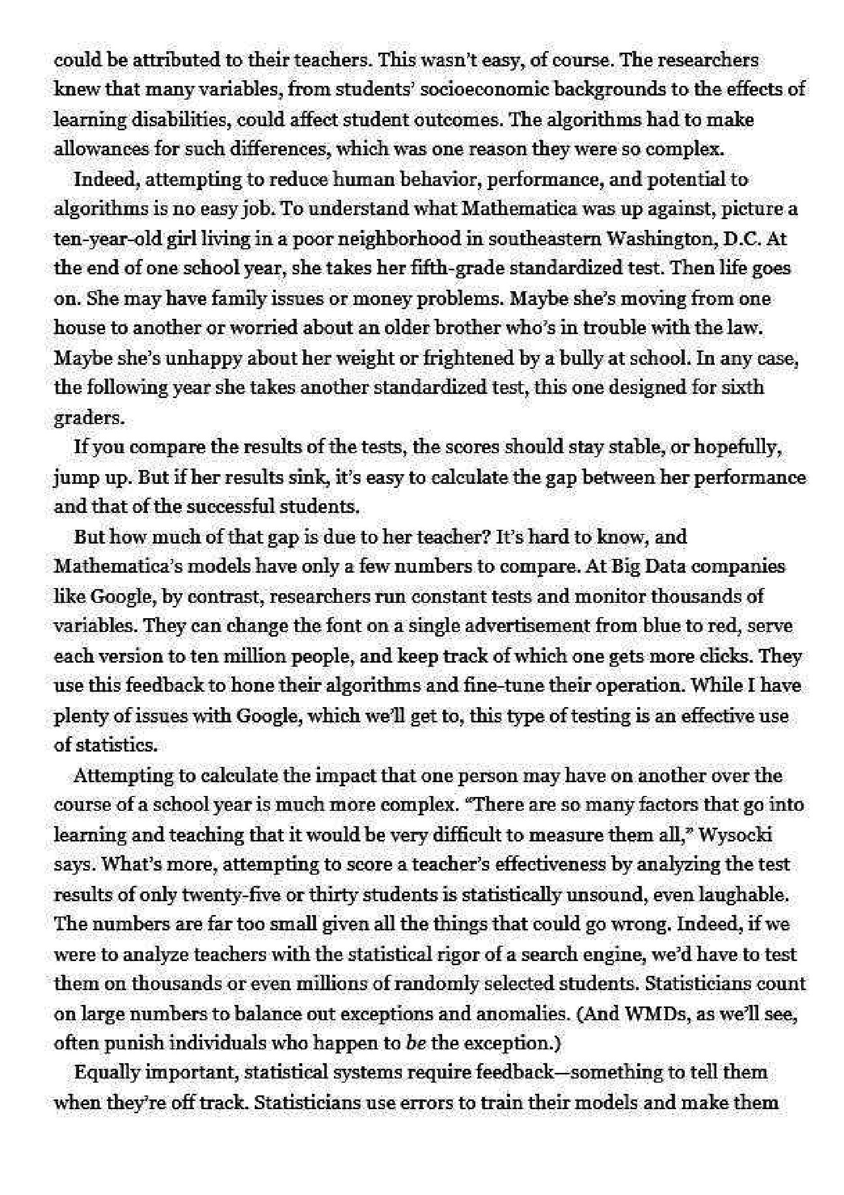 [object Object] «Weapons of Math Destruction: How Big Data Increases Inequality and Threatens Democracy», автор Кэти О'нейл - фото №6 - миниатюра