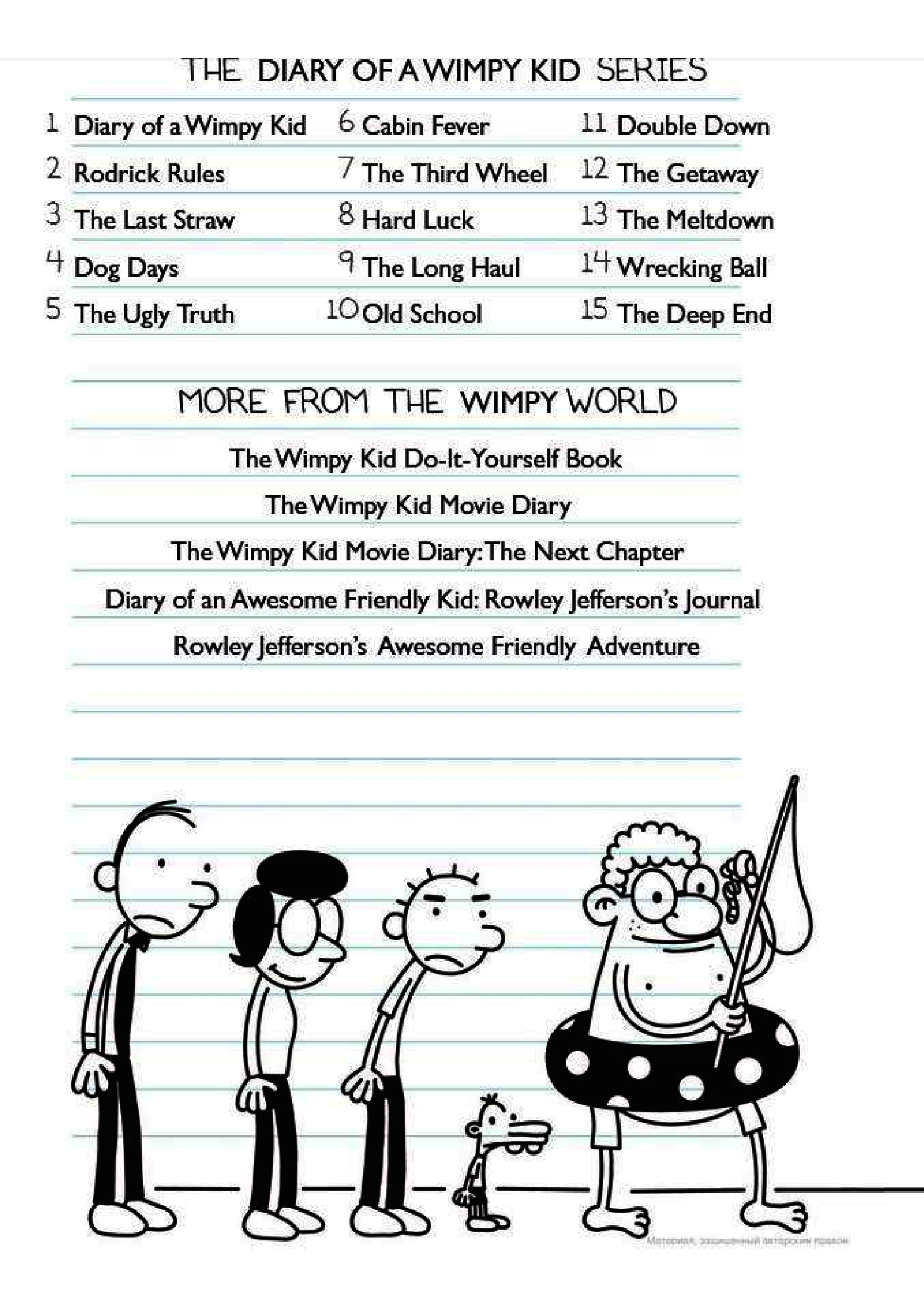 [object Object] «Diary of a Wimpy Kid Book 15. The Deep End », автор Джефф Кинни - фото №3 - миниатюра