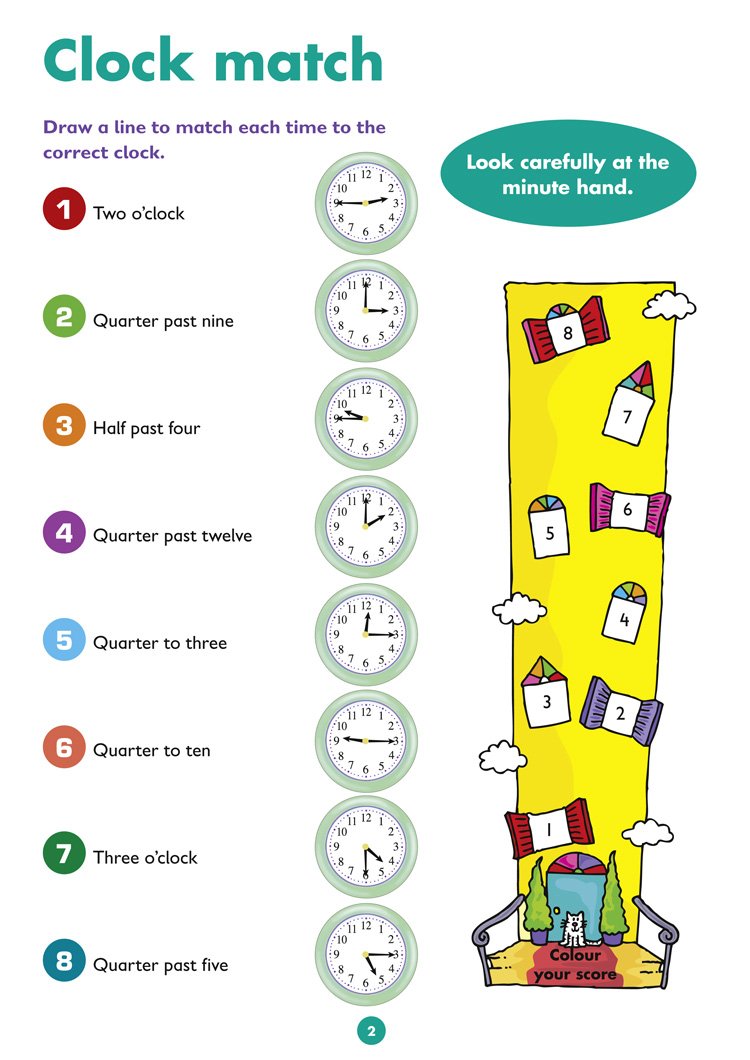 [object Object] «Collins Easy Learning. Telling the Time Quick Quizzes Ages 7-9» - фото №2 - миниатюра