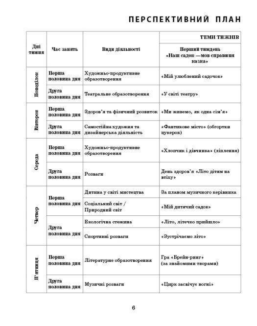 [object Object] «Розгорнутий календарний план. Старший вік. Літо», автор Світлана Ванжа - фото №2 - мініатюра