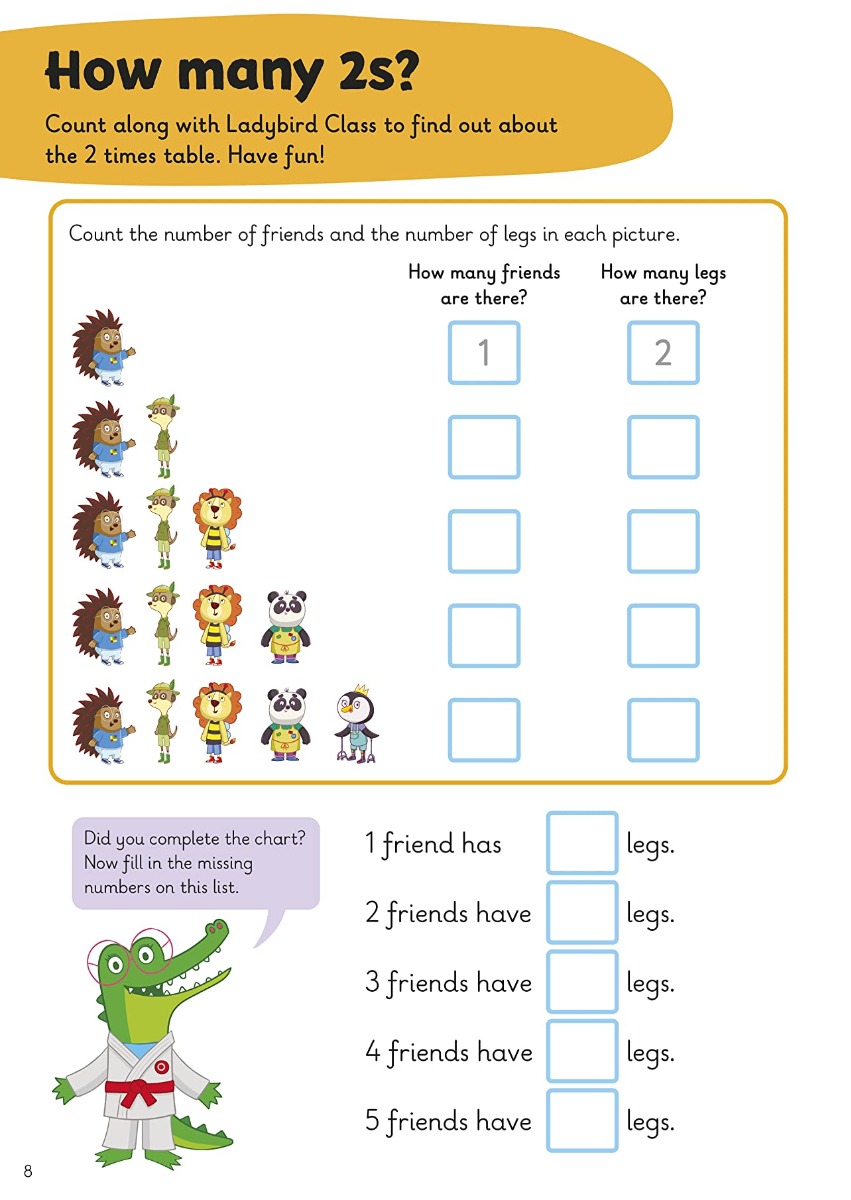 [object Object] «First Multiplication. A Learn with Ladybird Activity Book 5-7 years» - фото №2 - миниатюра