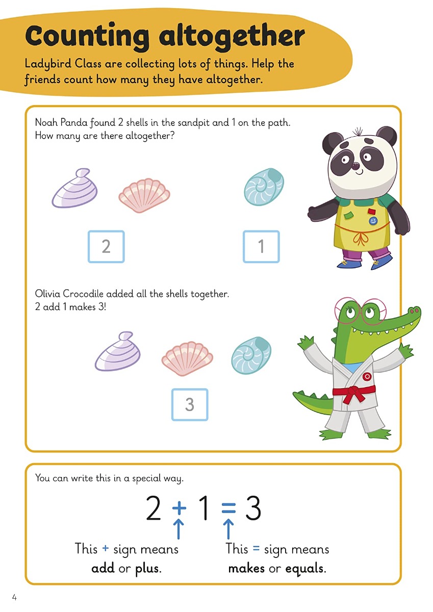 [object Object] «First Sums. A Learn with Ladybird Activity Book 3-5 years» - фото №2 - мініатюра