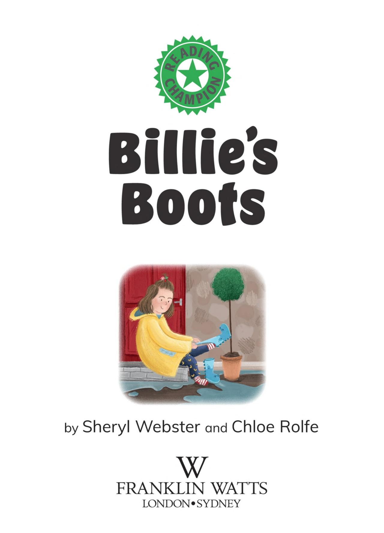 [object Object] «Billie's Boots. Reading Champion», автор Шеріл Вебстер - фото №2 - мініатюра