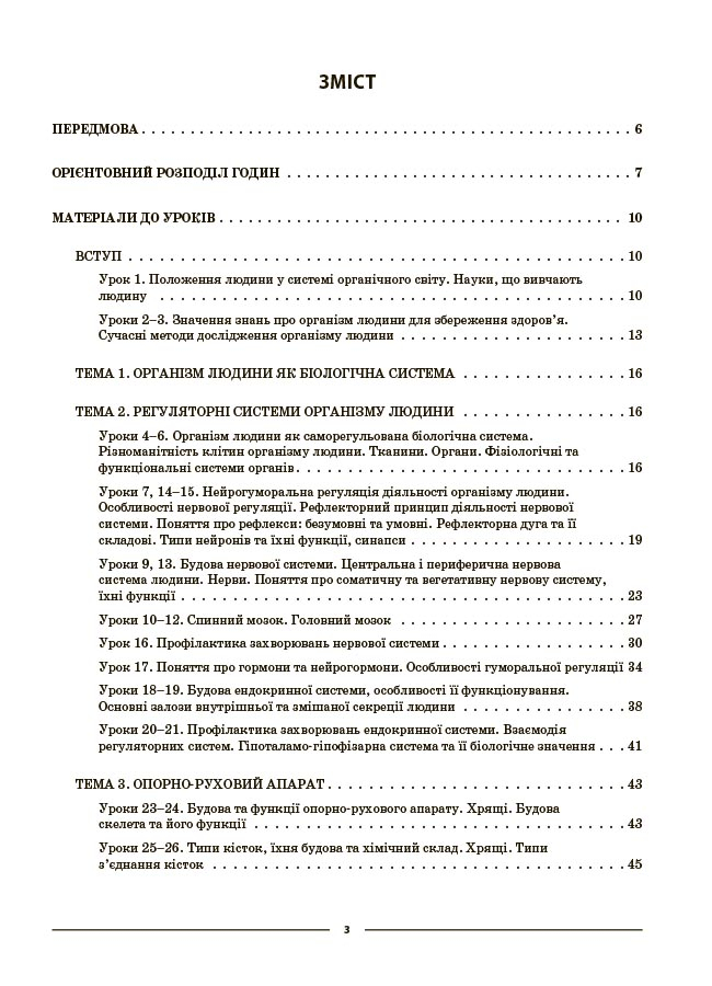 Мій конспект. Матеріали до уроків. Біологія. 8 клас (до програми П. Г. Балан) — фото 2
