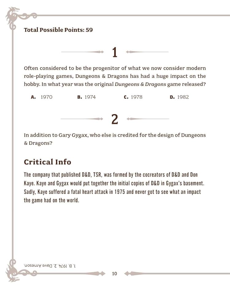 [object Object] «The Düngeonmeister Book of RPG Trivia: 400+ Epic Questions to Quiz Your Friends—and Foes!», авторів Джеф Олдріч, Джон Тейлор - фото №2 - мініатюра