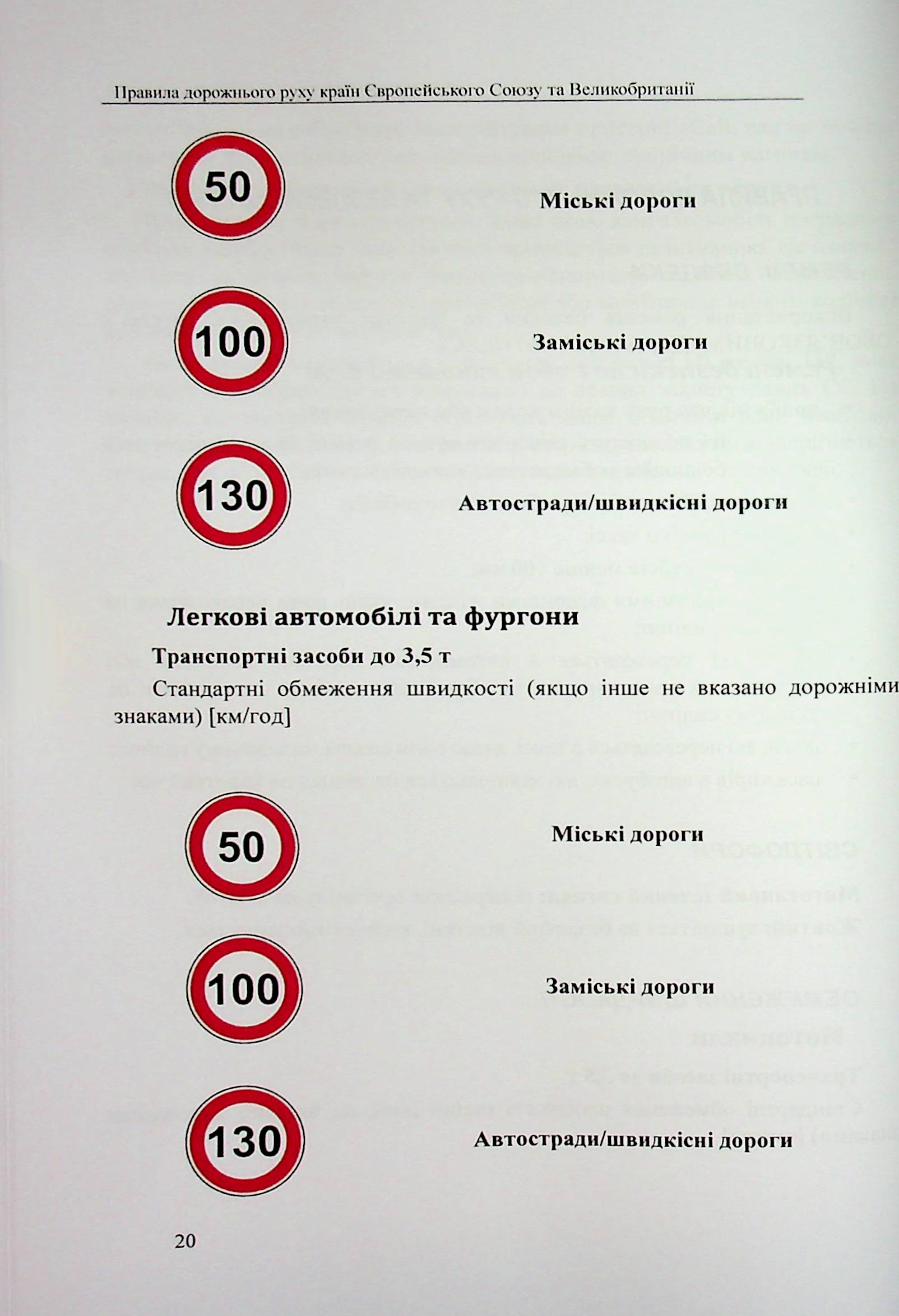 Правила дорожнього руху країн Європейського Союзу та Великобританії — фото 20