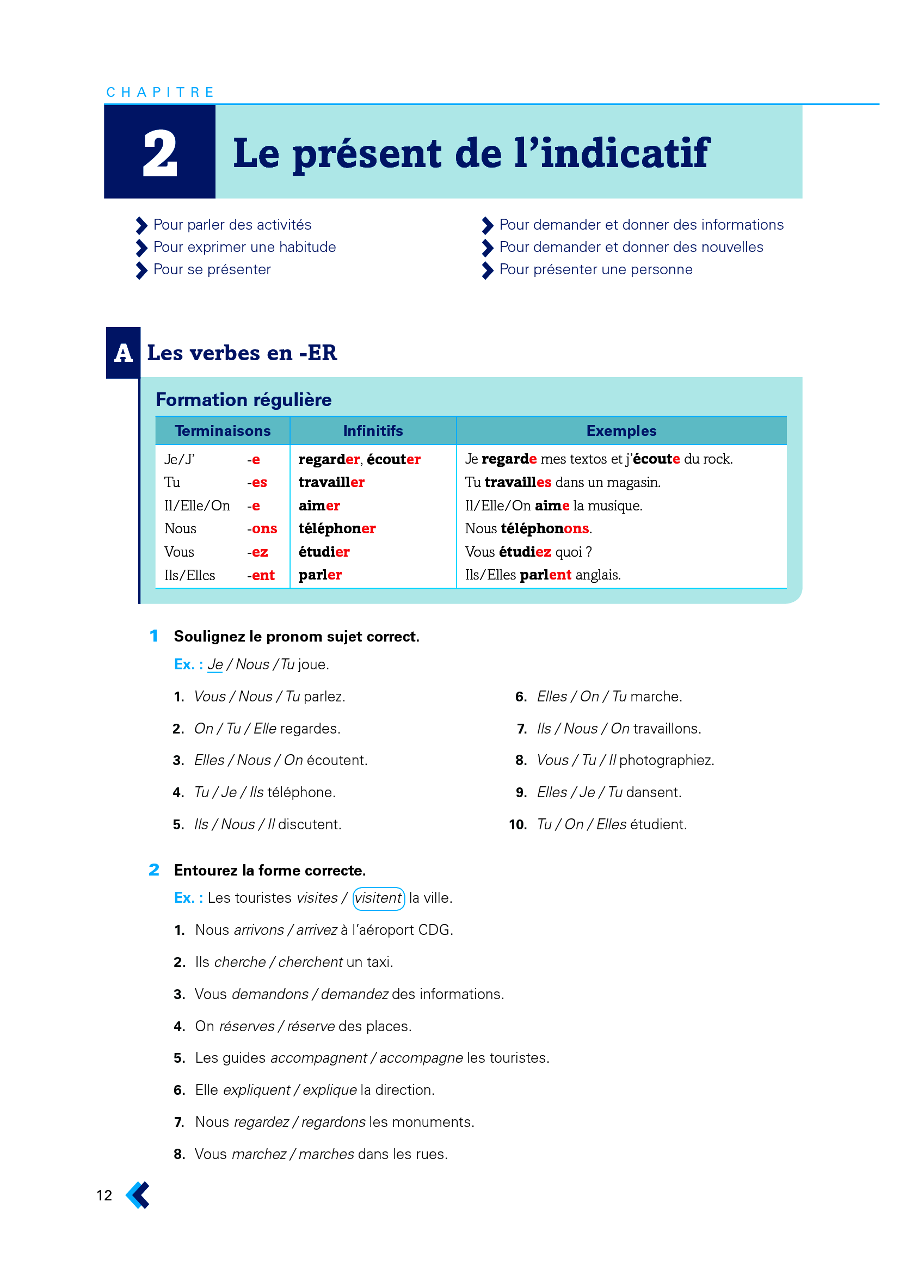 [object Object] «En Contexte. Exercices de grammaire A1 + Audio-MP3 + corrigés», авторів Анне Акьюз, Бернадетт Базель-Шахмей, Жоель Боненфант, Марі-Франсуа Гліманн - фото №5 - мініатюра