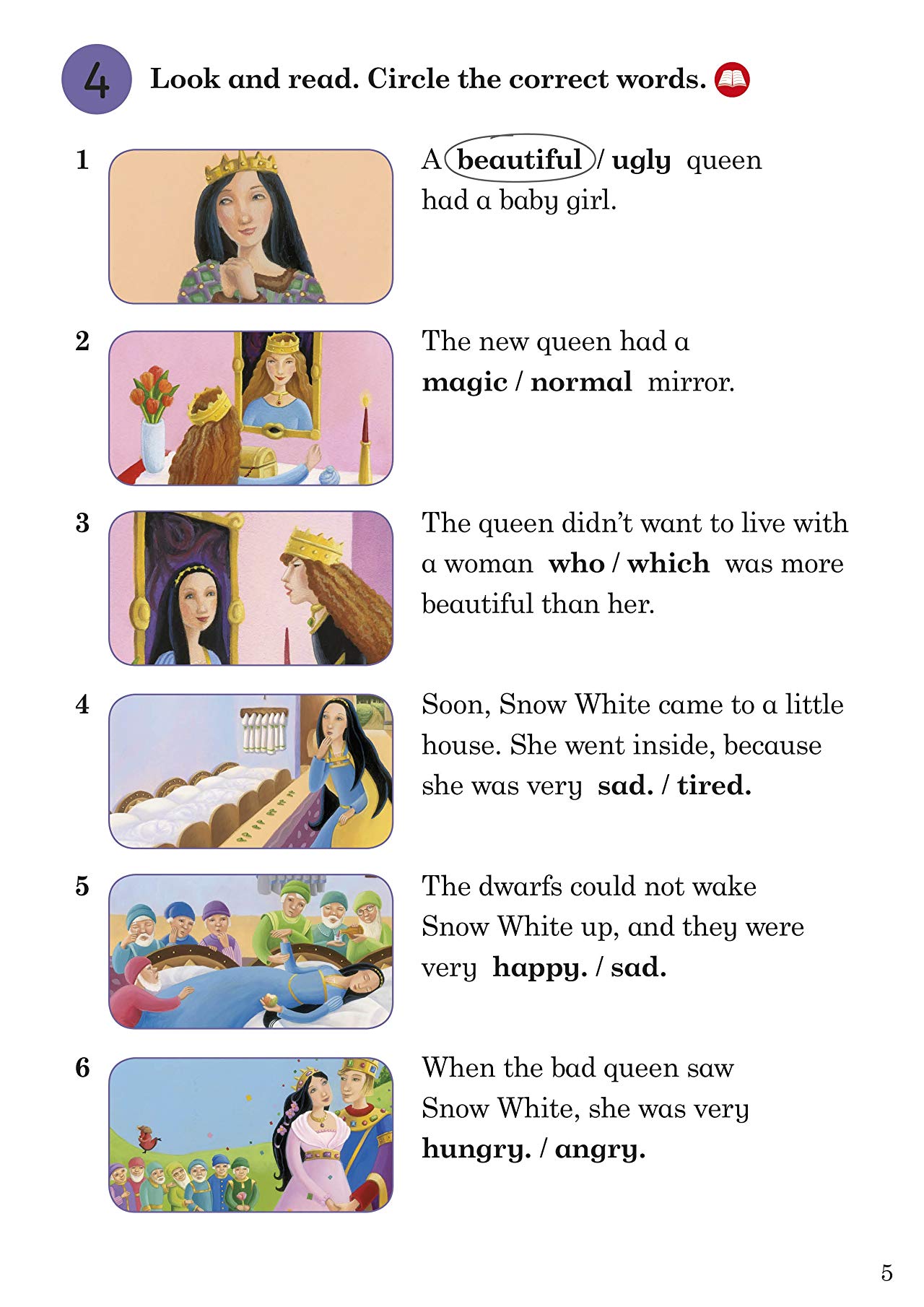 [object Object] «Snow White and the Seven Dwarfs Activity Book - Ladybird Readers Level 3» - фото №3 - миниатюра