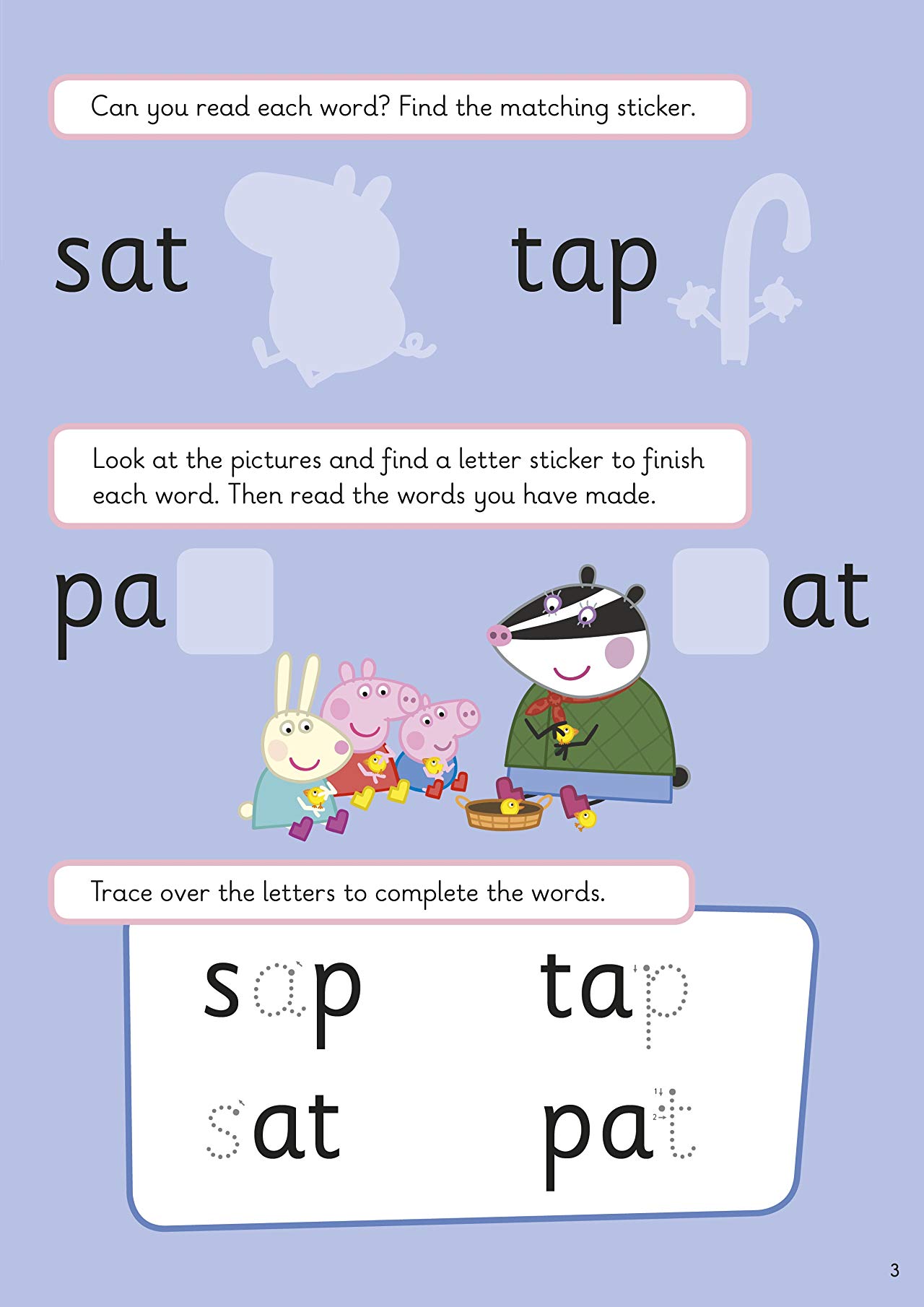 [object Object] «Peppa Pig. Practise with Peppa. First Phonics. Sticker Activity Book» - фото №3 - миниатюра