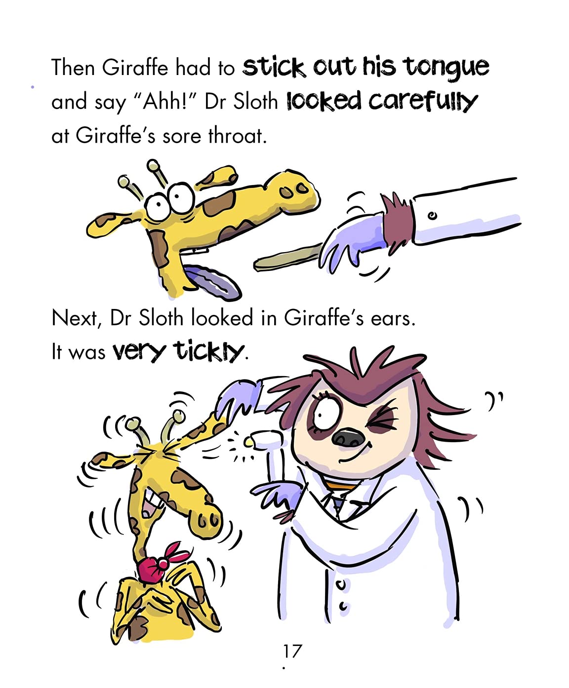 [object Object] «Giraffe Goes to the Doctor», автор Сью Грейвс - фото №3 - миниатюра