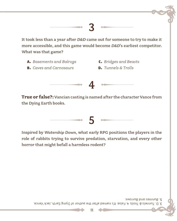 [object Object] «The Düngeonmeister Book of RPG Trivia: 400+ Epic Questions to Quiz Your Friends—and Foes!», авторів Джеф Олдріч, Джон Тейлор - фото №3 - мініатюра