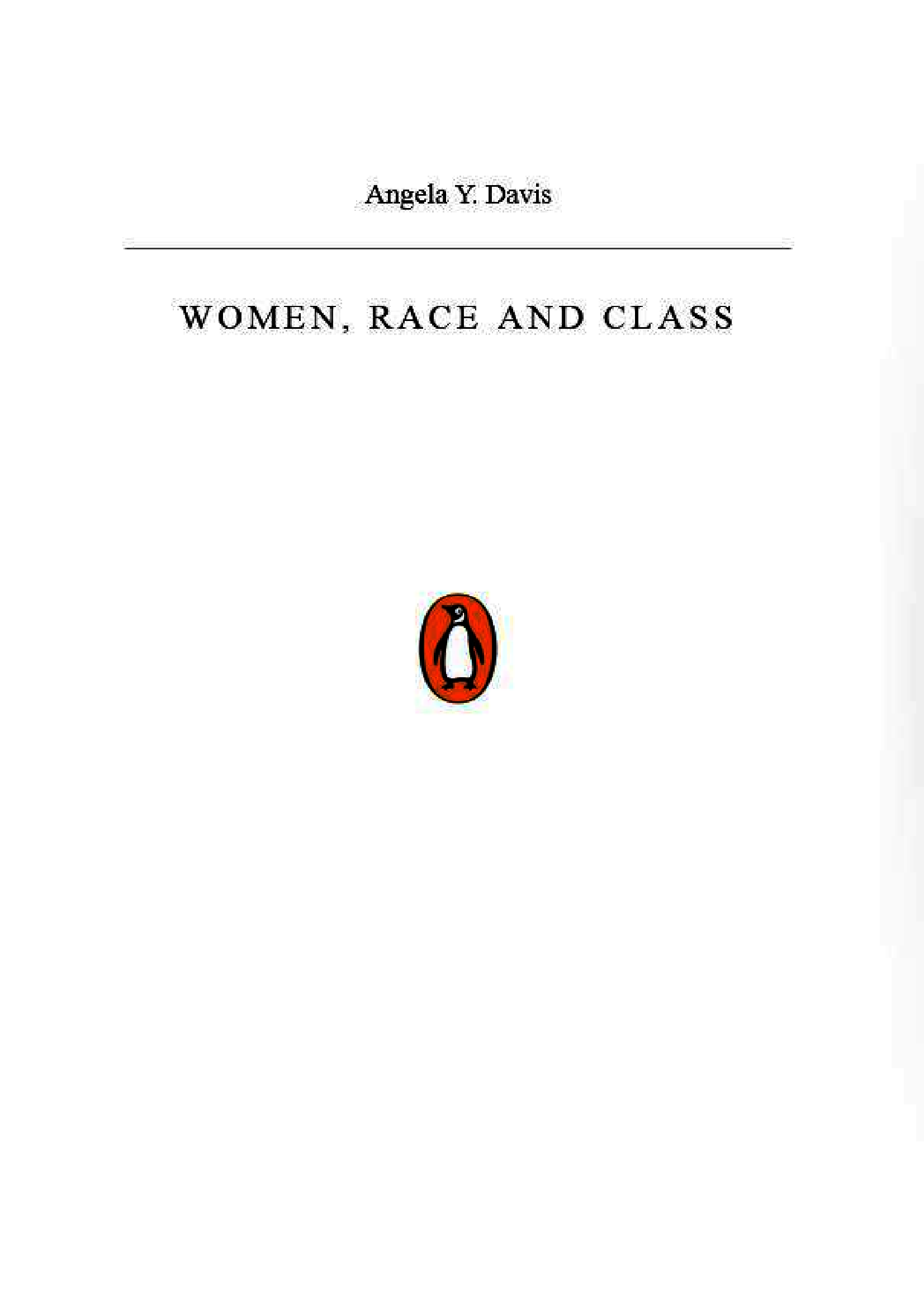 Women Race And Class Women race and class
