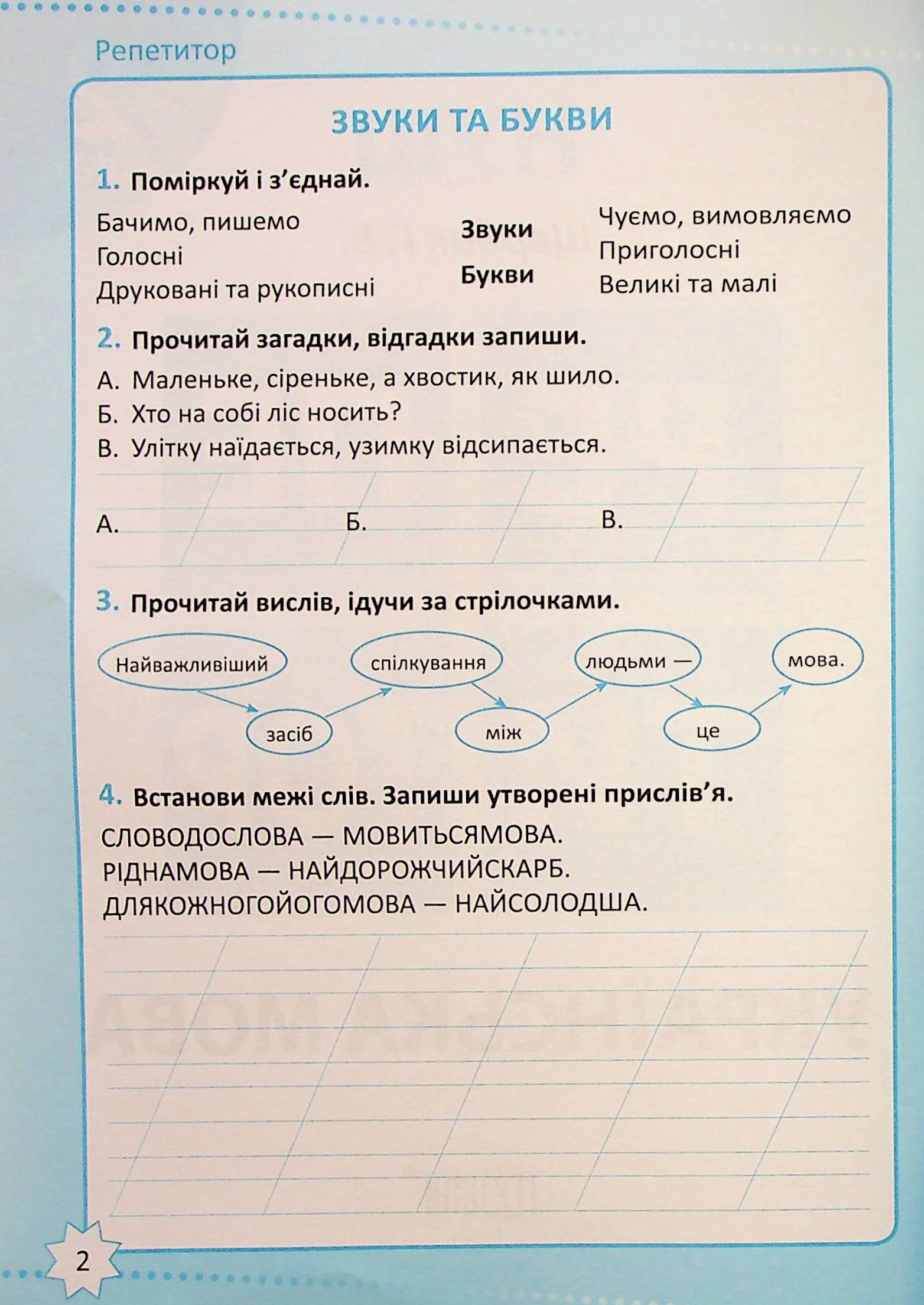 Репетитор. Українська мова. 2 клас — фото 3