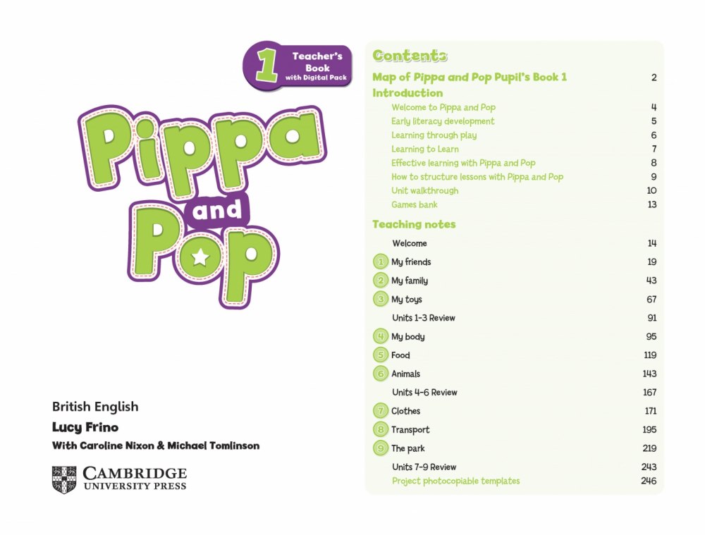 [object Object] «Pippa and Pop Level 1 Teacher's Book With Digital Pack British English», авторів Люсі фринов, Керолайн Ніксон, Майкл Томлінсон - фото №2 - мініатюра