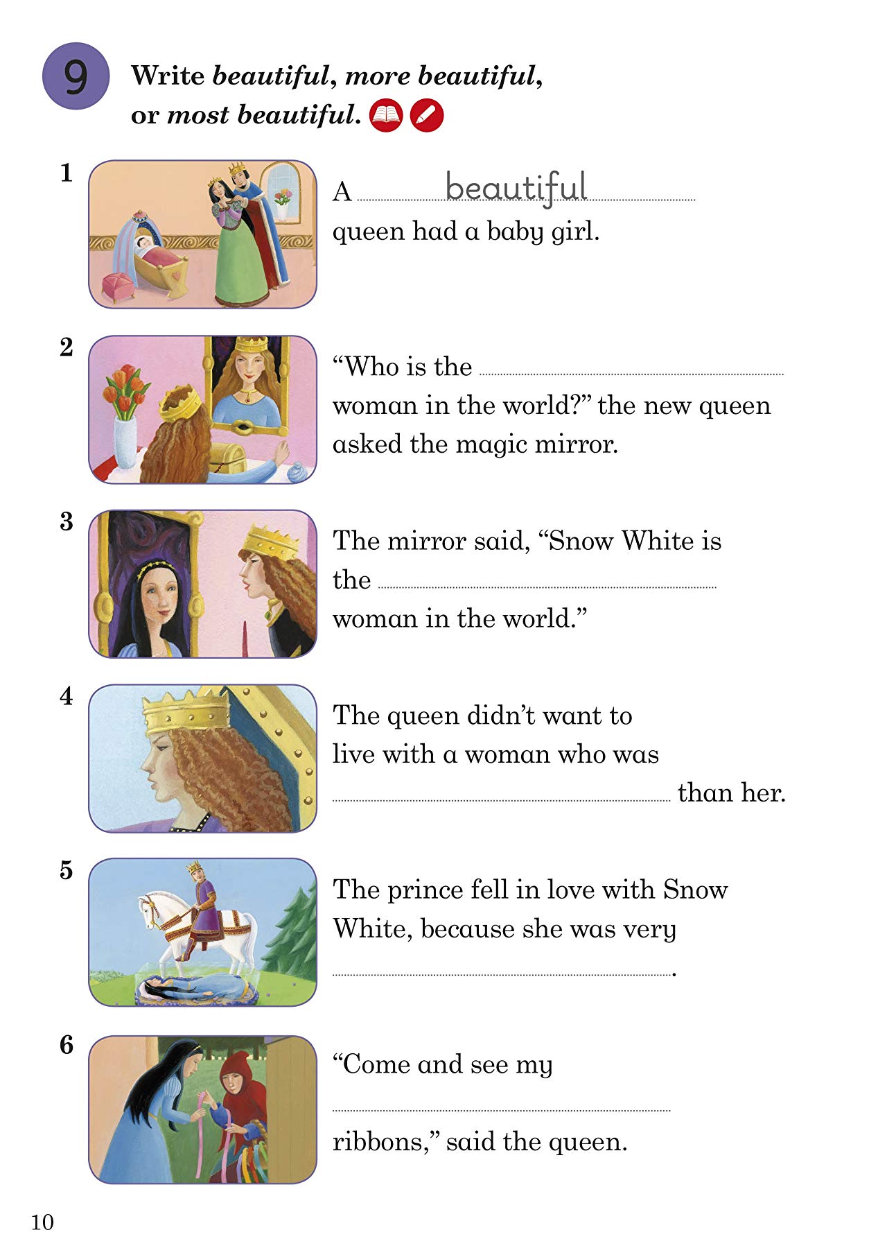 [object Object] «Snow White and the Seven Dwarfs Activity Book - Ladybird Readers Level 3» - фото №4 - миниатюра