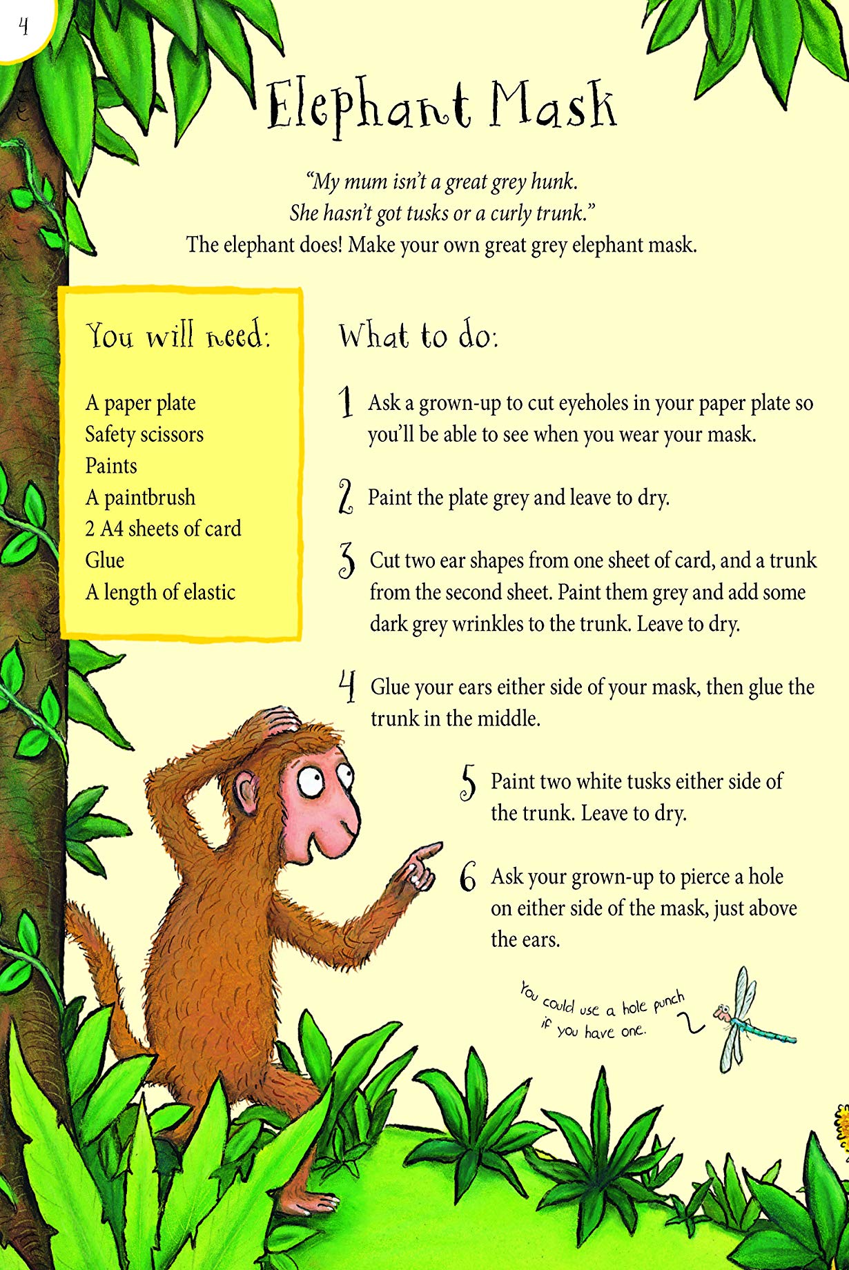 [object Object] «Monkey Puzzle Make and Do Book», автор Джулія Дональдсон - фото №4 - мініатюра