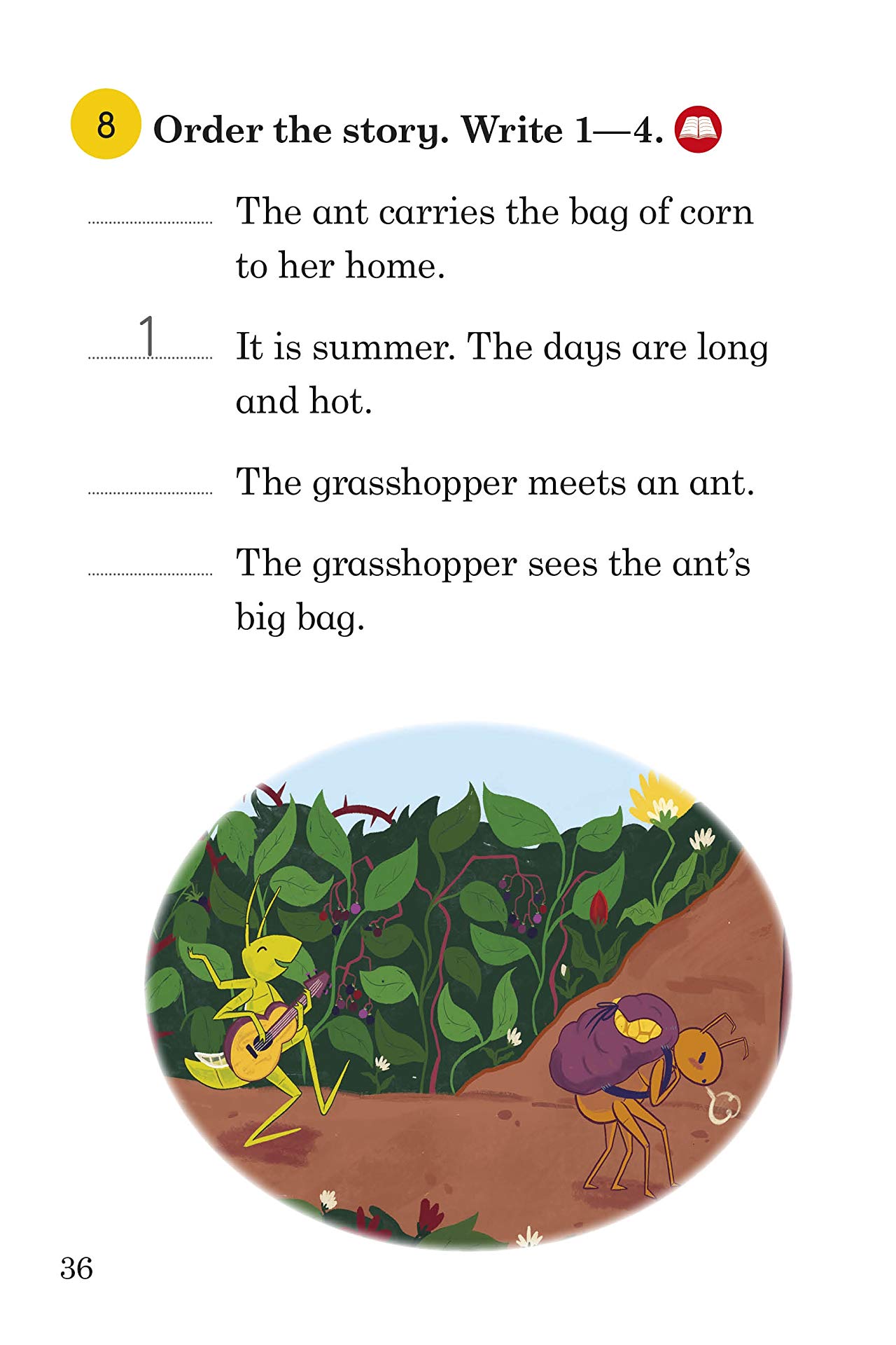 [object Object] «Ladybird Readers Level 1. The Ant and the Grasshopper» - фото №4 - мініатюра