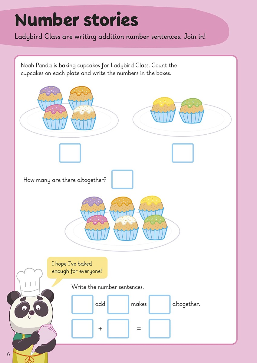 [object Object] «First Sums. A Learn with Ladybird Activity Book 3-5 years» - фото №4 - мініатюра