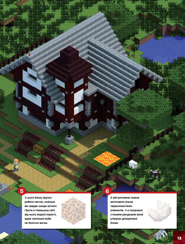 Minecraft. Стікер-бук. Нижній світ і Край — фото 8