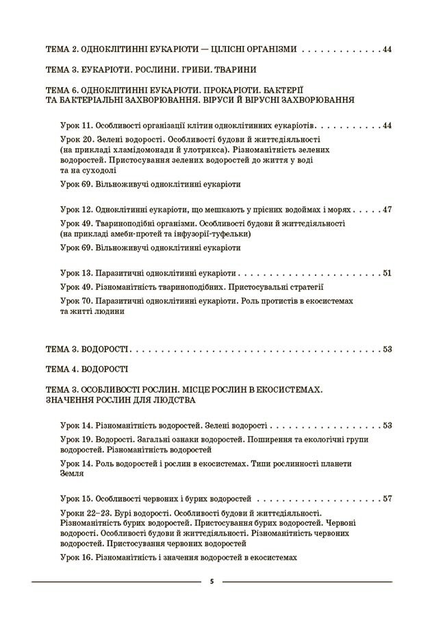 [object Object] «Біологія. Мій конспект. Матеріали до уроків. 7 клас. І семестр», автор Маргарита Атаманчук - фото №4 - мініатюра