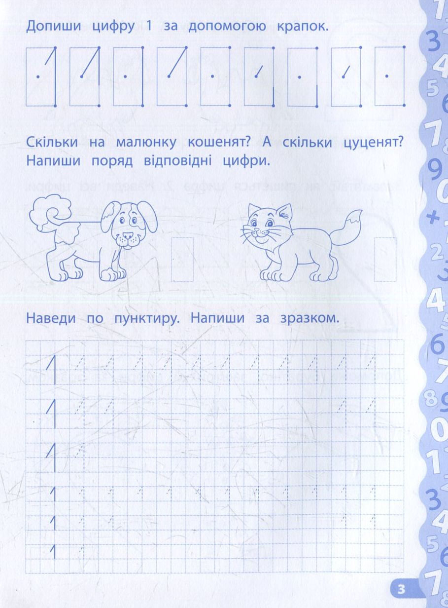 Пишемо цифри та графічні диктанти. Прописи із завданнями та наліпками — фото 4