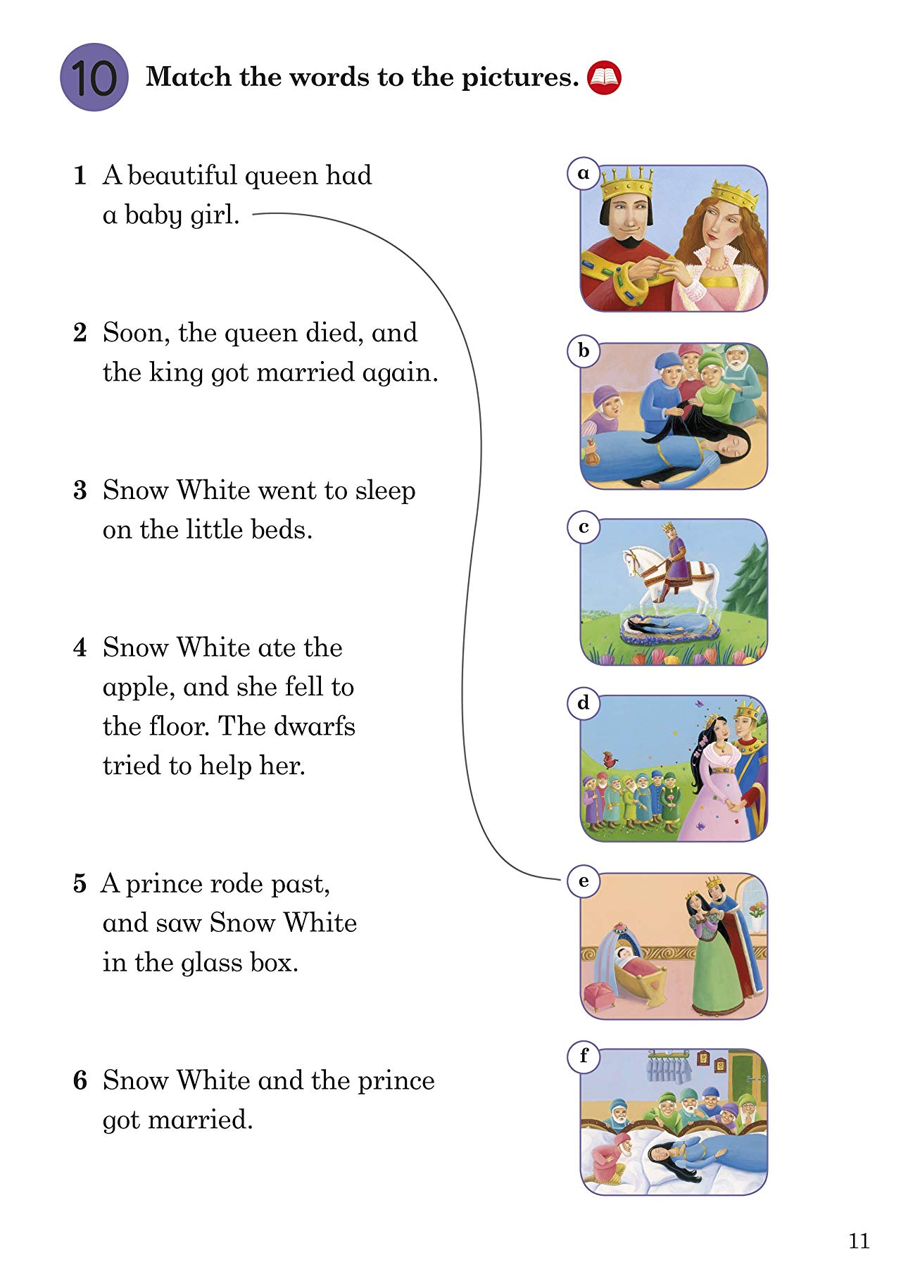 [object Object] «Snow White and the Seven Dwarfs Activity Book - Ladybird Readers Level 3» - фото №5 - миниатюра