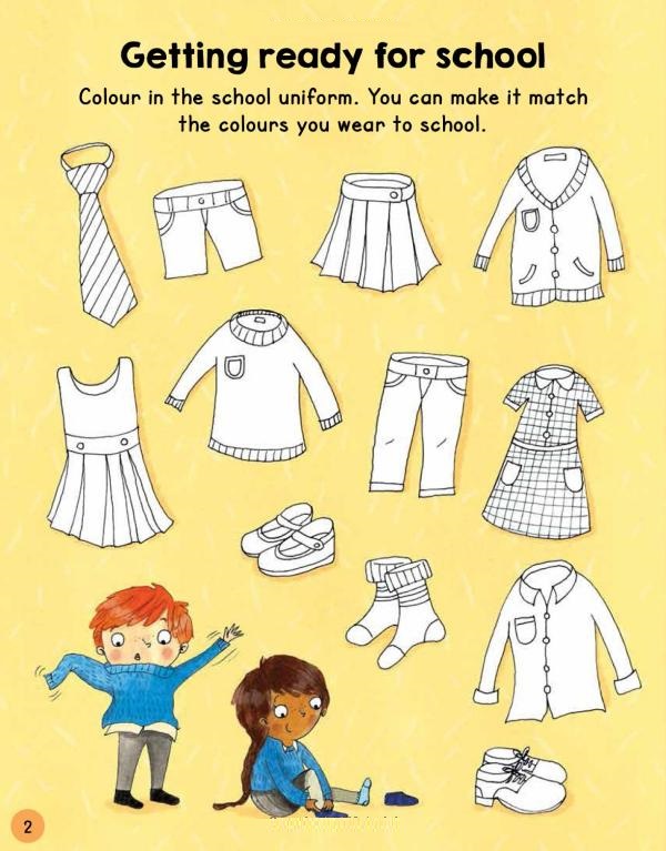 [object Object] «My Day at School Activity and Sticker Book» - фото №4 - мініатюра