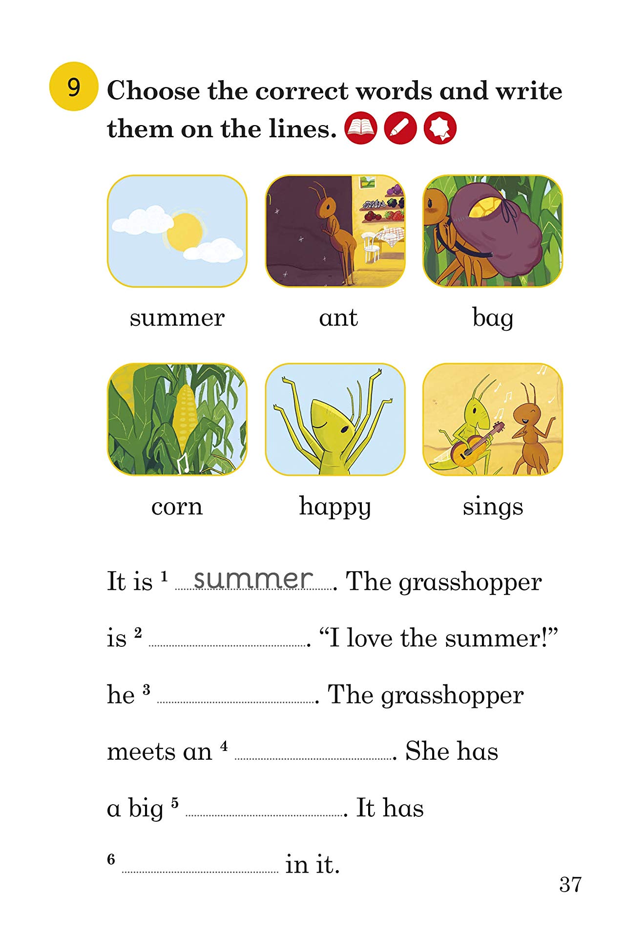 [object Object] «Ladybird Readers Level 1. The Ant and the Grasshopper» - фото №5 - мініатюра