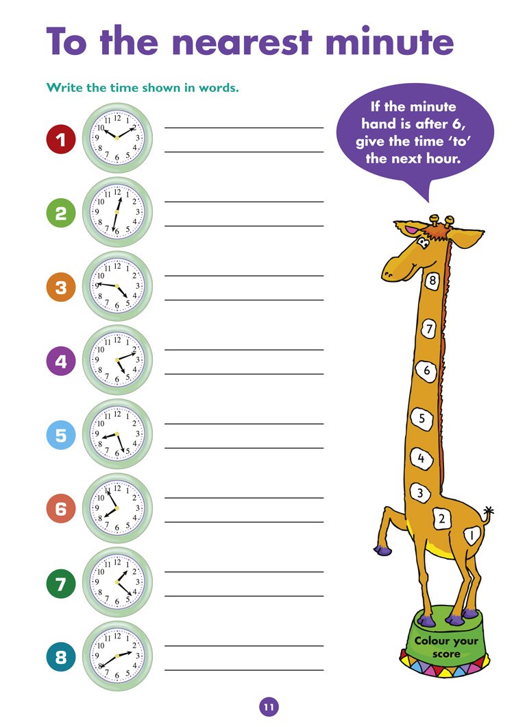[object Object] «Collins Easy Learning. Telling the Time Quick Quizzes Ages 7-9» - фото №5 - миниатюра