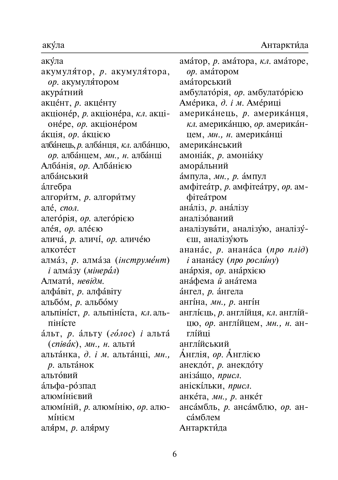 [object Object] «Орфографічний словник учня», автор Андрій Бурячок - фото №5 - мініатюра