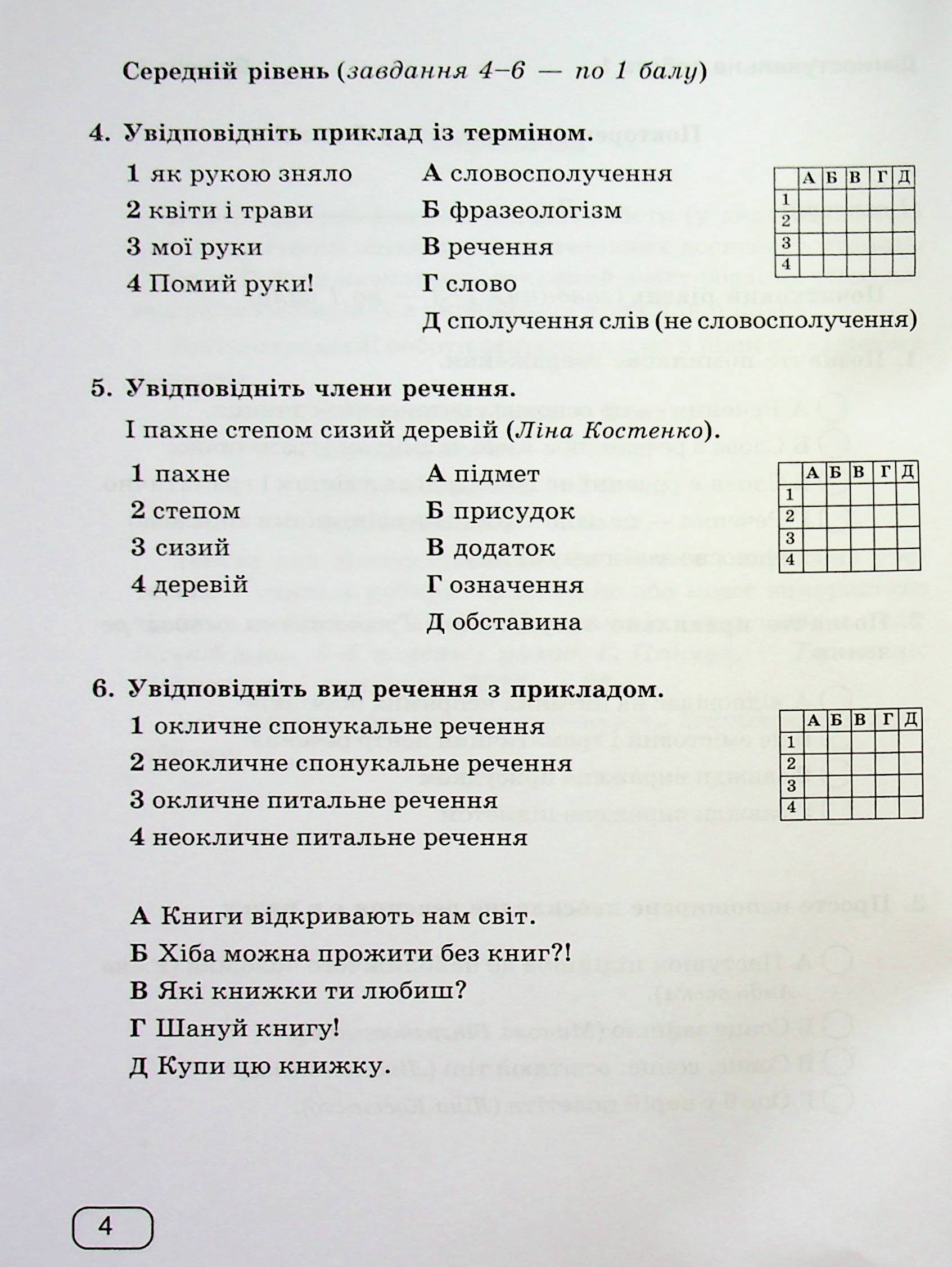 Українська мова. 6 клас. Зошит для діагностувальних робіт — фото 6