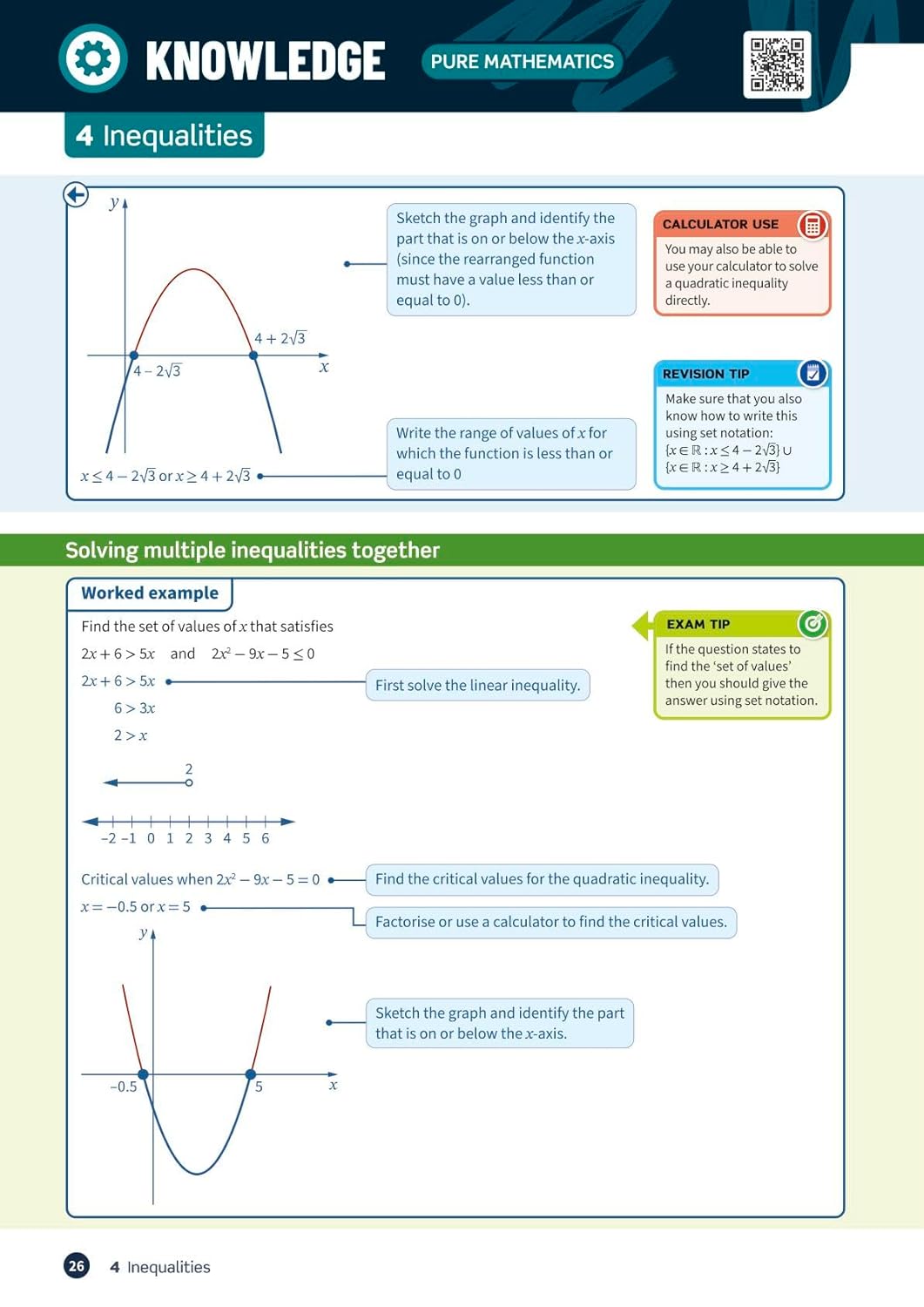 [object Object] «Oxford Revise: Edexcel A Level Maths», авторів Ієн Беттісон, Кеті Вуд, Метью Тейлор, Джулі Прітчард - фото №5 - мініатюра