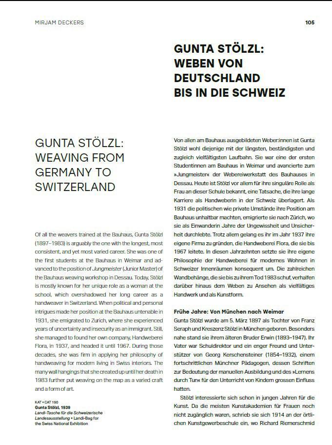 [object Object] «Gunta Stölzl & Johannes Itten: Textile universes» - фото №5 - мініатюра