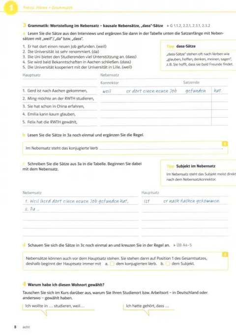 [object Object] «Kompass DaF B1+. Deutsch für Studium und Beruf. Kurs- und Übungsbuch mit Audios und Videos», авторів Браун Біргіт, Надя Фюгерт, Фридерік Джин, Ільза Сандер, Даніела Шмайзер, Сімона Вайдінгер - фото №6 - мініатюра