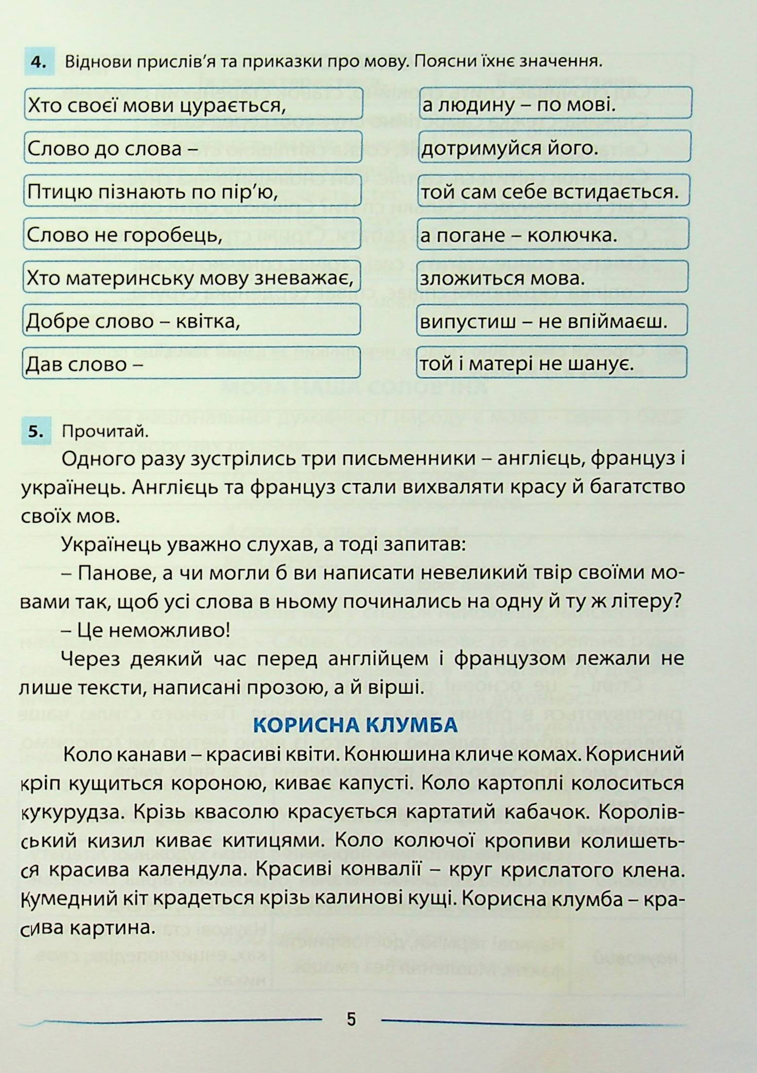 [object Object] «Мовлення розвиваємо та залюбки читаємо. 4 клас. Інтегрований посібник із читання та розвитку зв’язного мовлення», автор Алла Запольська - фото №5 - мініатюра