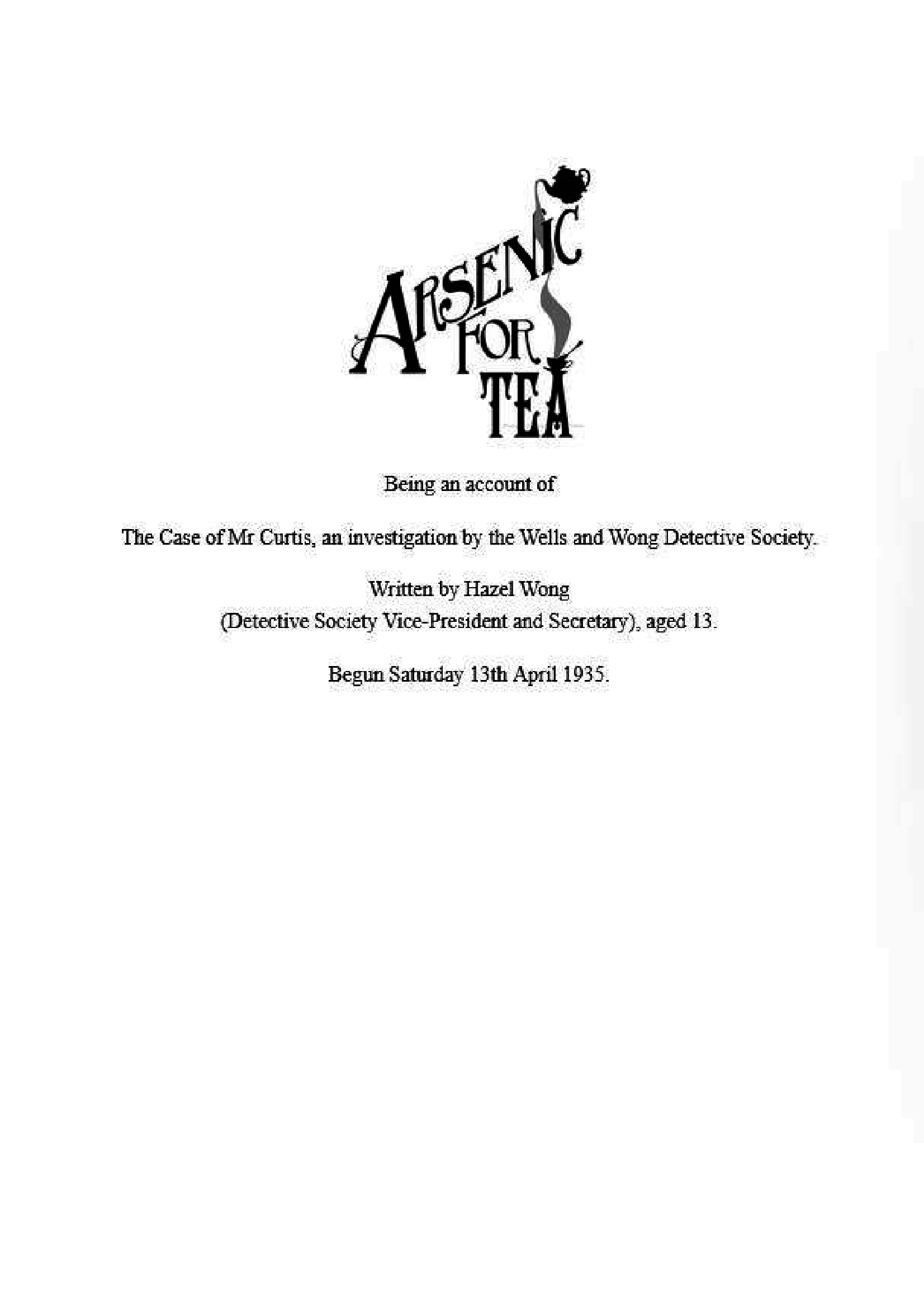 [object Object] «Arsenic For Tea», автор Робин Стивенс - фото №4 - миниатюра